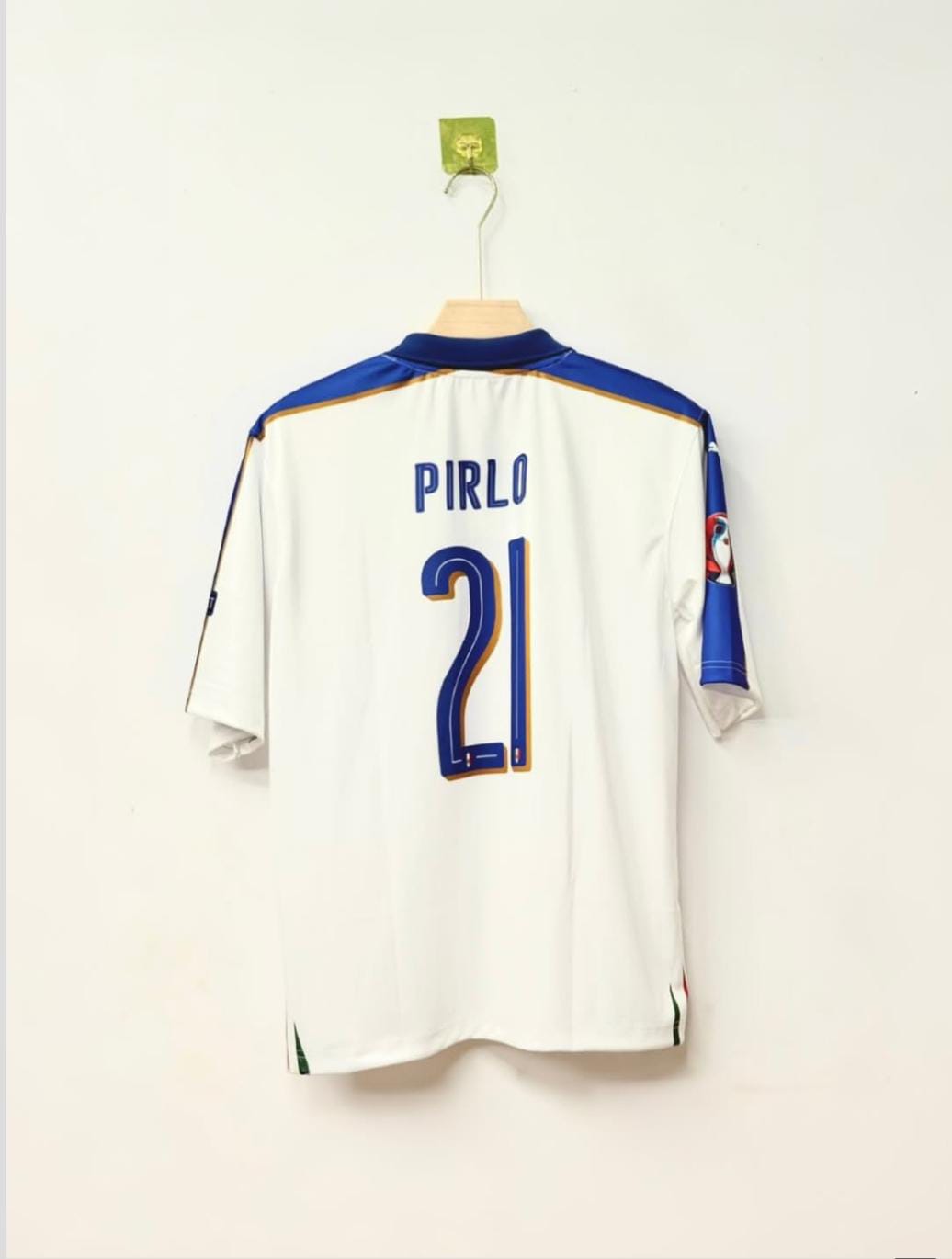 PIRLO ITALY AWAY 2016 FIVE SLEEVES POLO sublimation