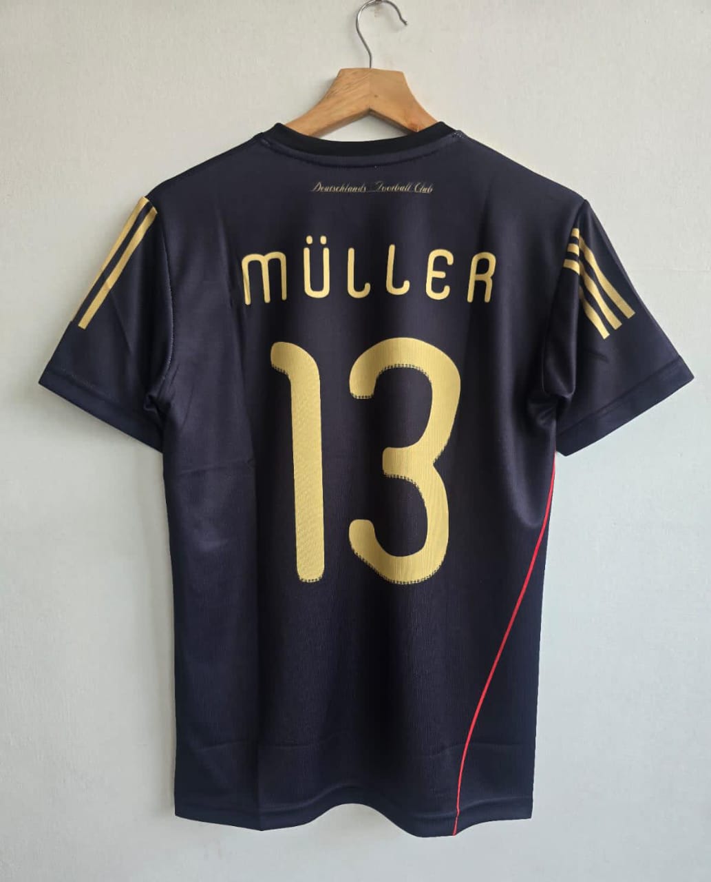 2010 Germany Away Jersey – Thomas Müller Edition Embroidery