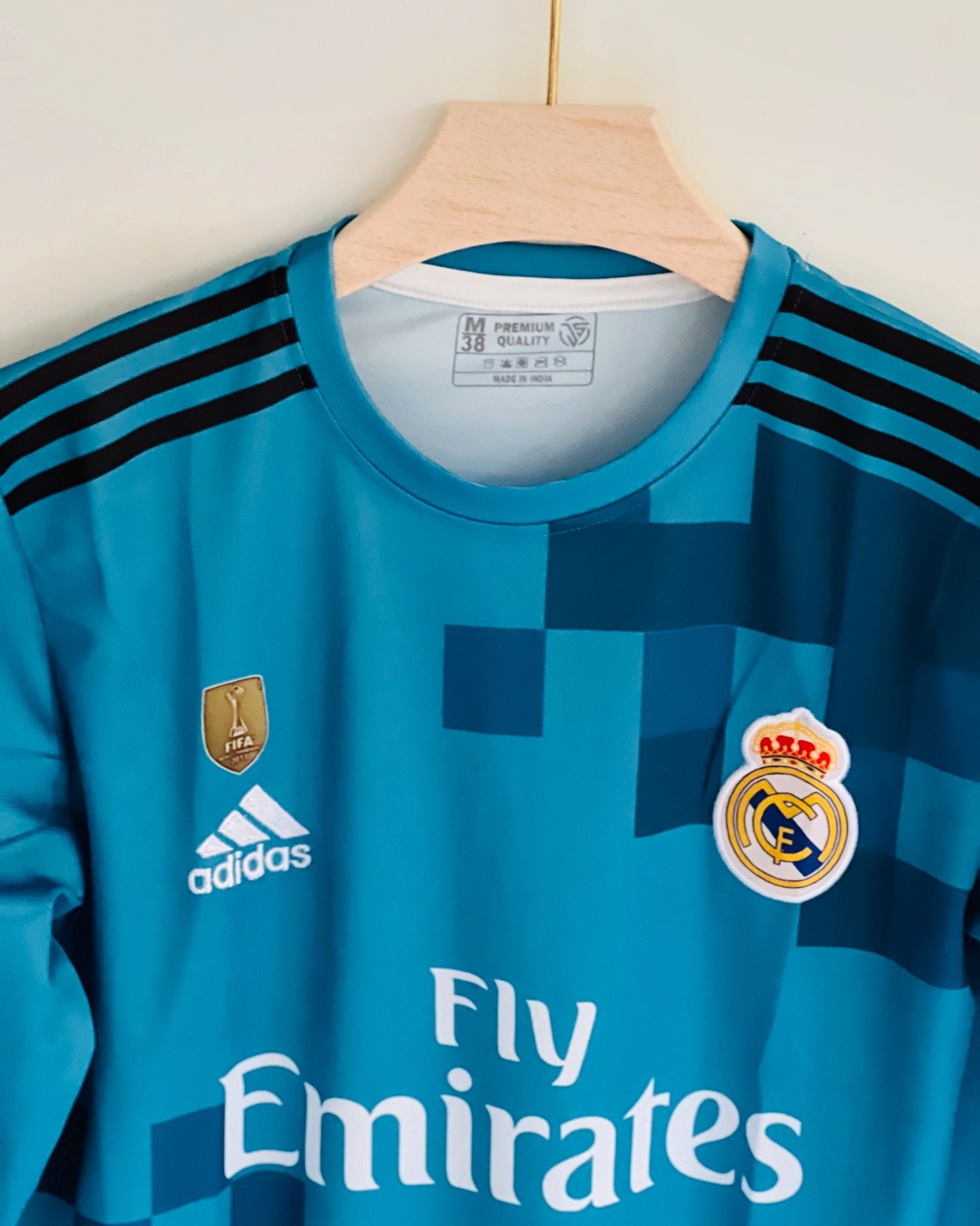 JW OG Madrid 2017-18 third full sleeve Embroidery RONALDO (PREMIUM QUALITY)