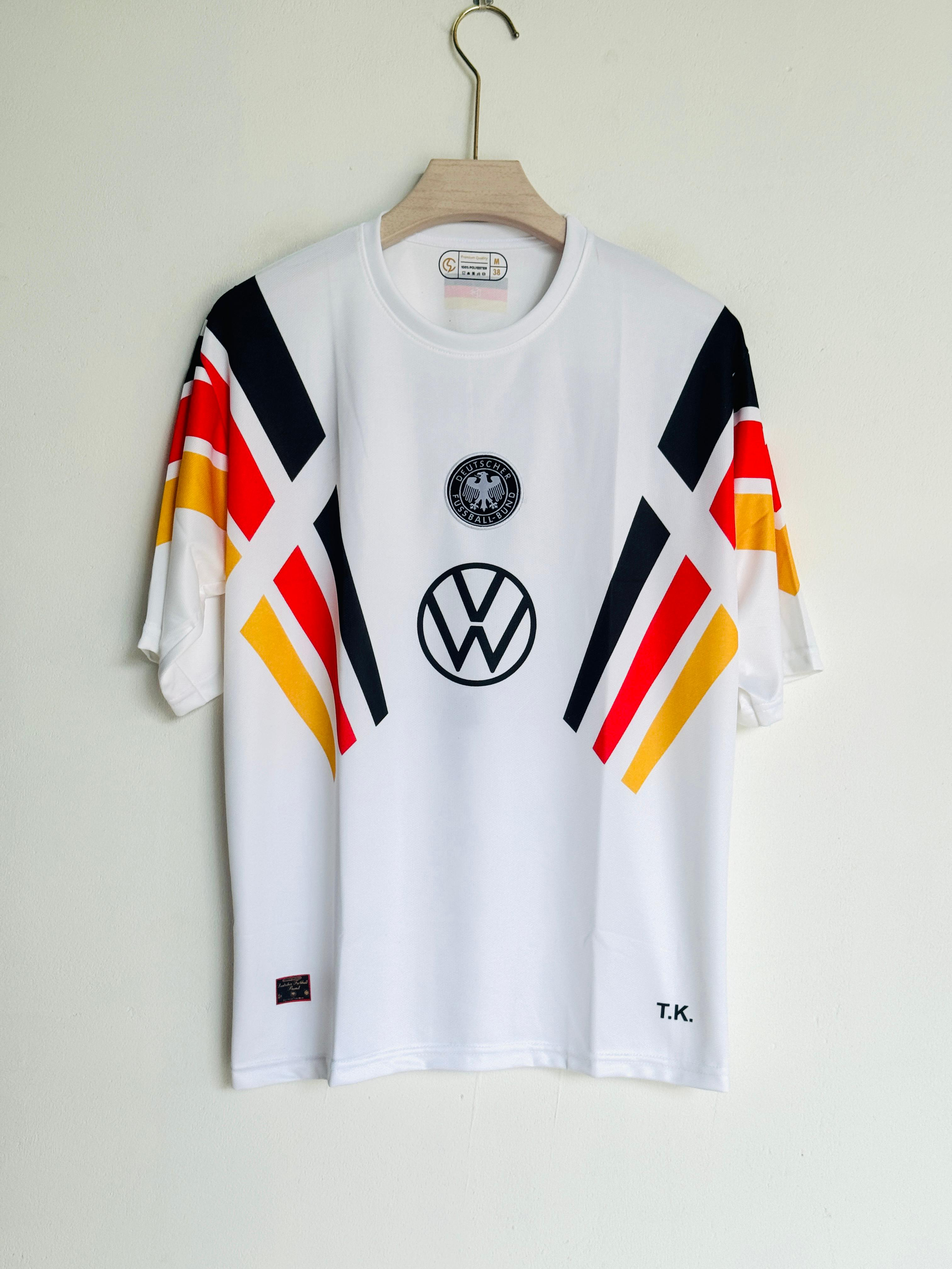 JW OG Germany 1996 Home Backenbauer Embroidery PREMIUM QUALITY(("FIVE SLEEVES EMBROIDERY"))