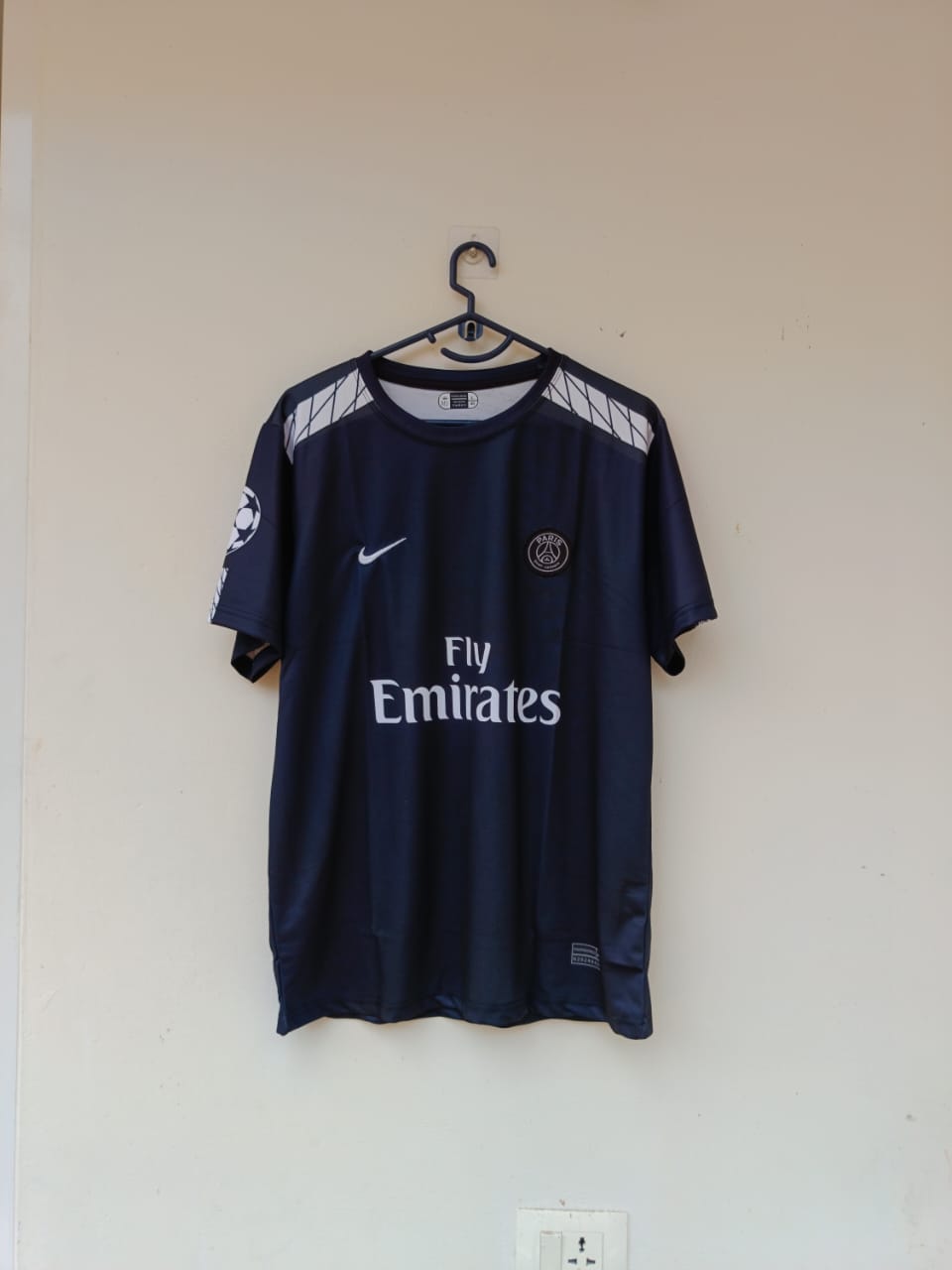 JW OG PSG 2015/16 NEYMAR THIRD KIT HALF SLEEVE EMBROIDERY(("HS RN EMBROIDERY"))