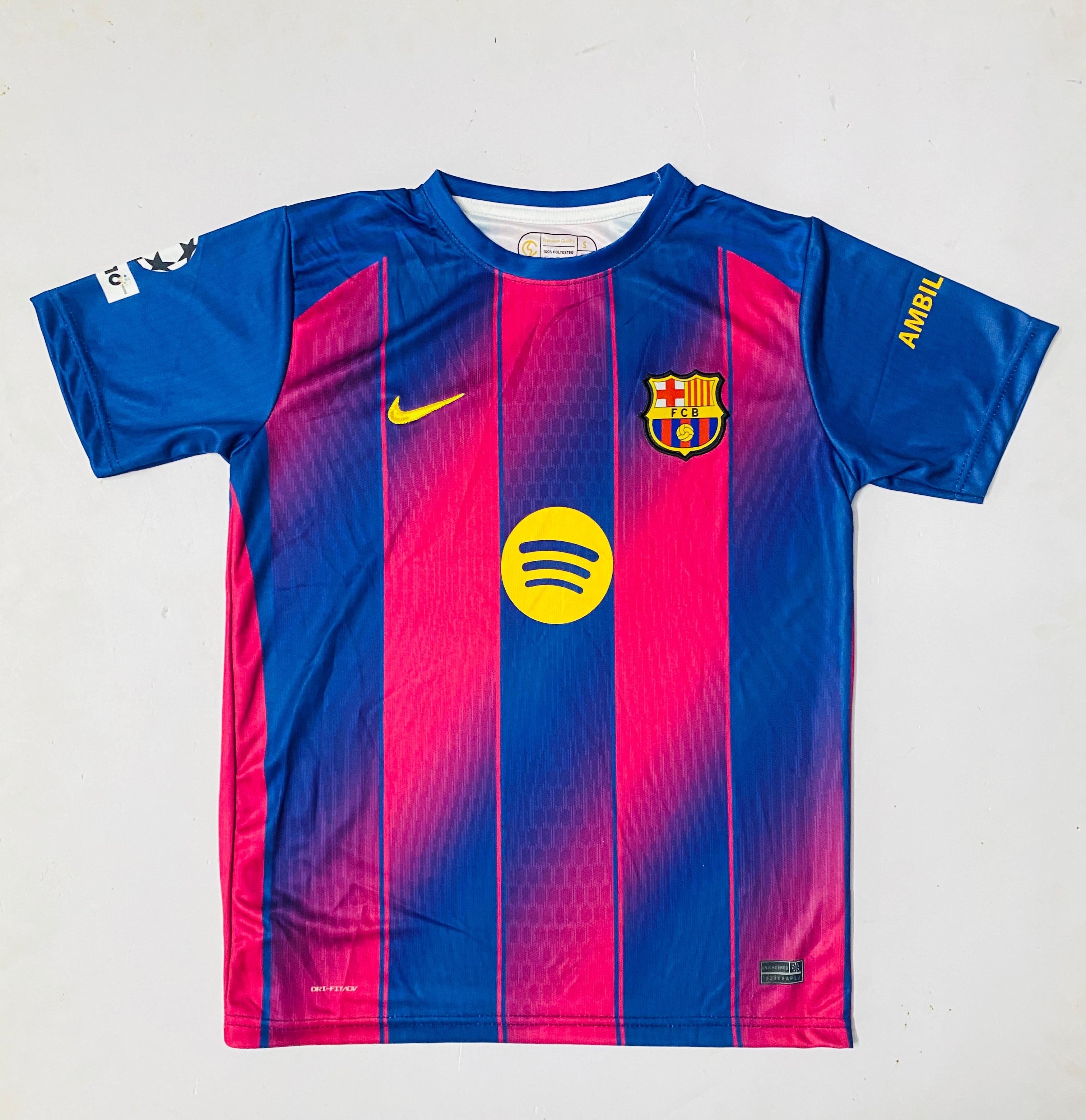 JW OG BARCELONA 25/26 HOME KIT HALF SLEEVES EMBROIDERY(("HS RN EMBROIDERY"))
