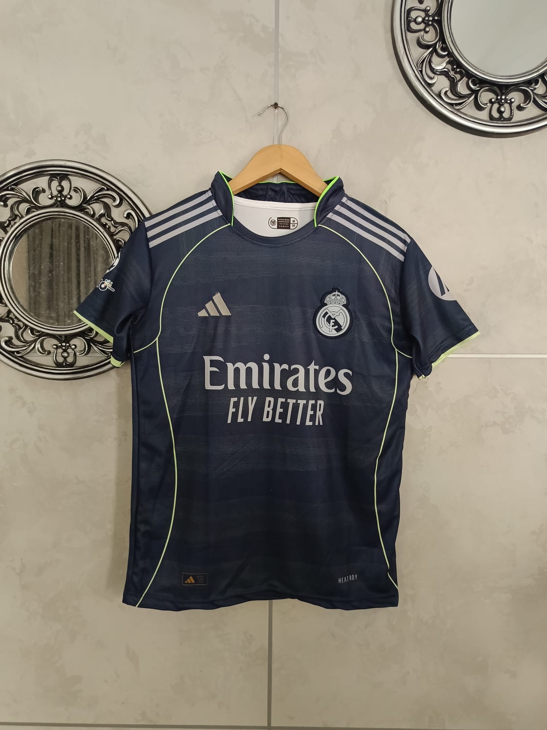 JW OG REAL MADRID 25/26 AWAY HALF SLEEVE EMBROIDERY(("HS PIPE EMBROIDERY"))