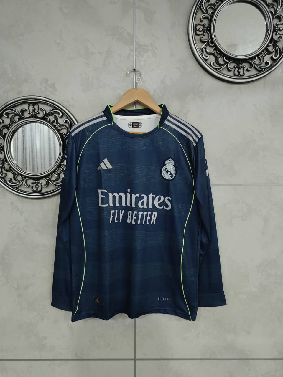 JW OG REAL MADRID 25/26 AWAY FULL SLEEVE EMBROIDERY