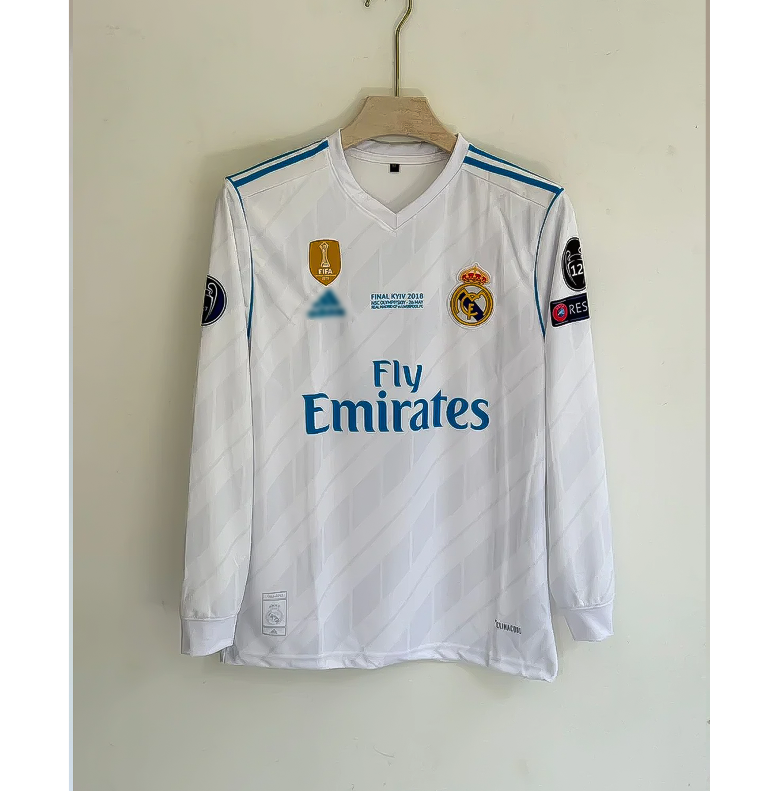 JW OG Madrid 2017-18 Home Full Sleeve Embroidery (RONALDO)