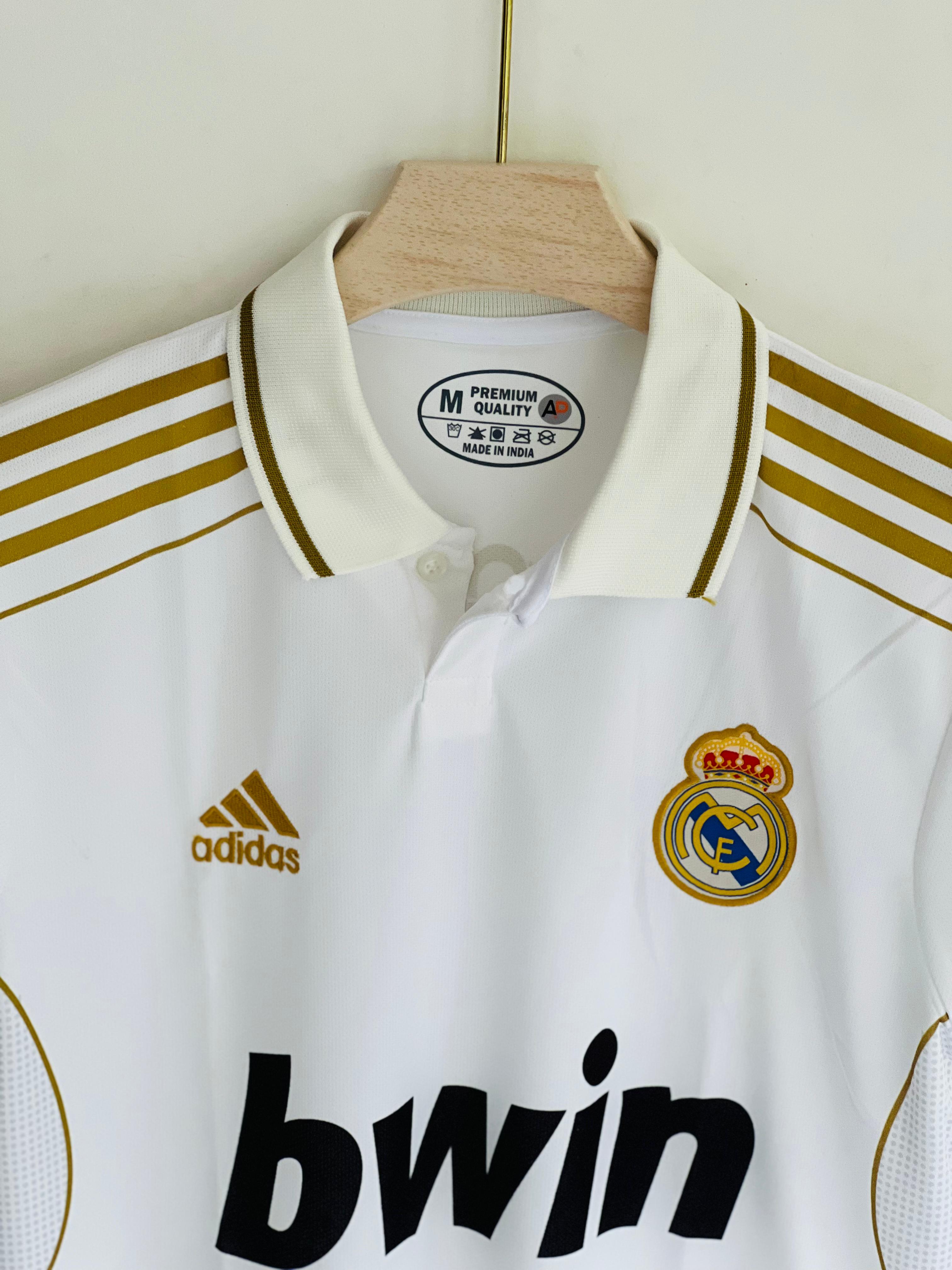 JW OG Madrid 2011-12 Home Half Sleeve Embroidery (RONALDO)(("HS COLLER EMBROIDERY"))