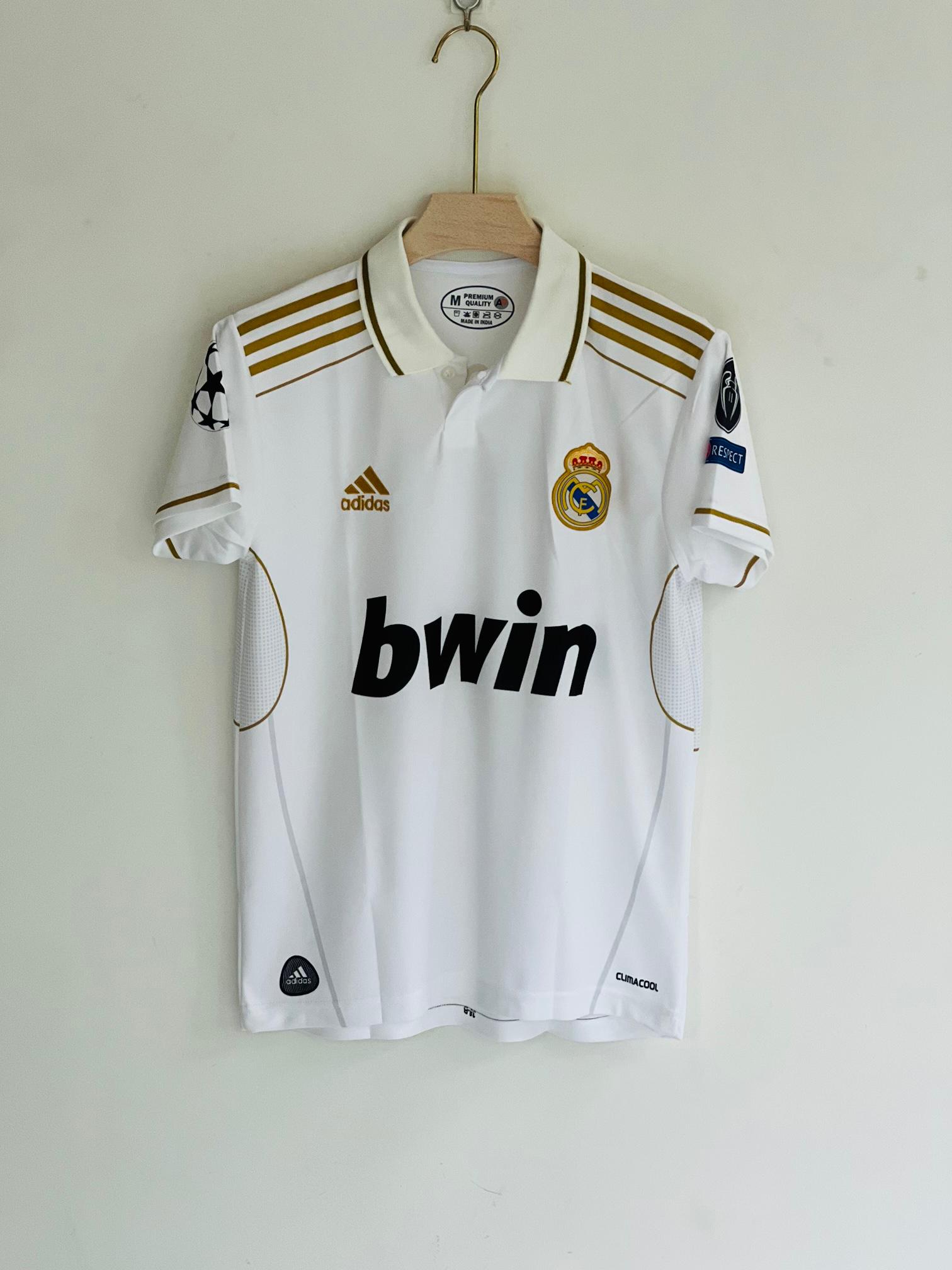 JW OG Madrid 2011-12 Home Half Sleeve Embroidery (RONALDO)(("HS COLLER EMBROIDERY"))
