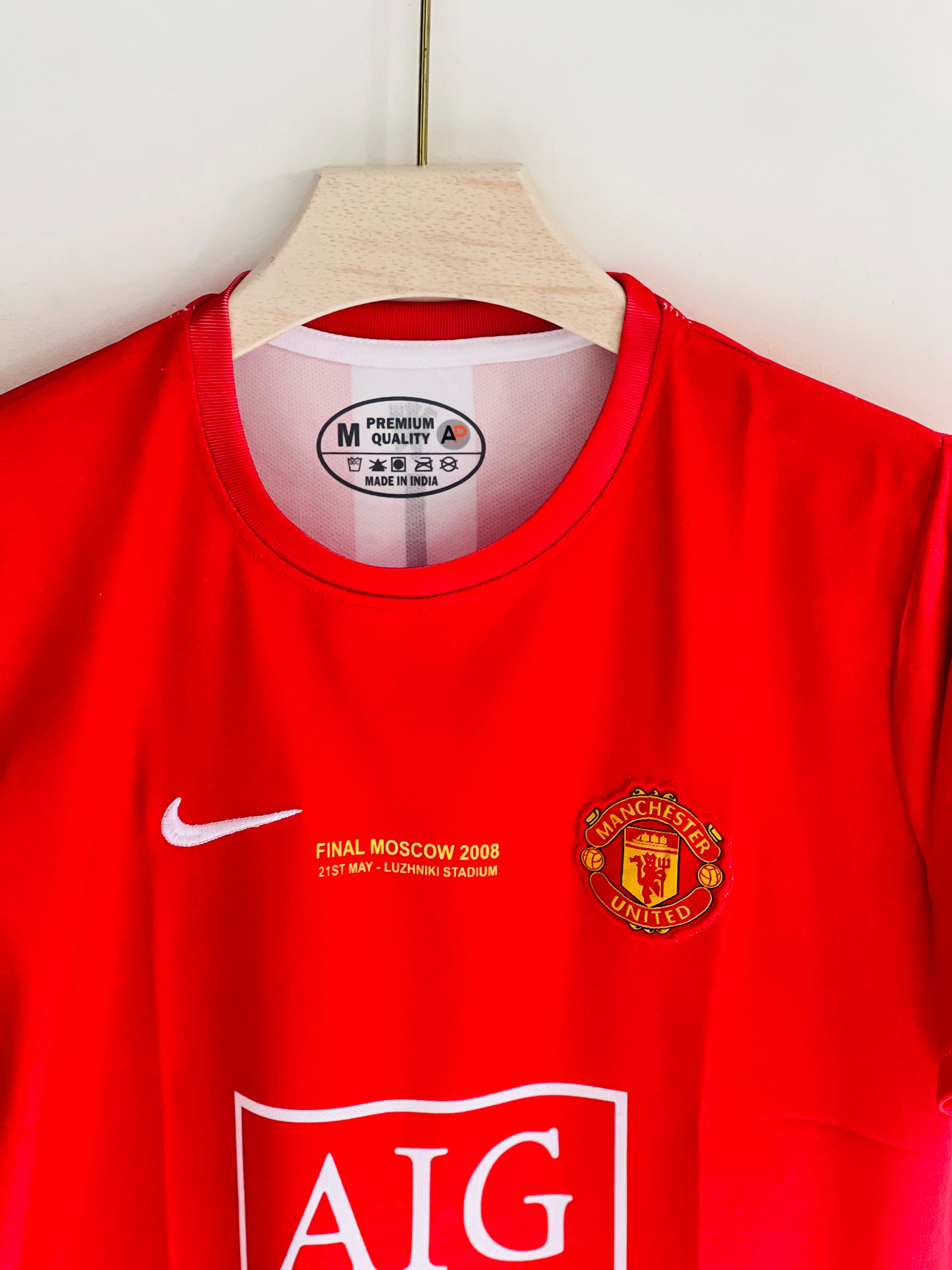 JW OG Manchester UTD 2007-08 Half Sleeve Embroidery (Ronaldo)(("HS RN EMBROIDERY"))