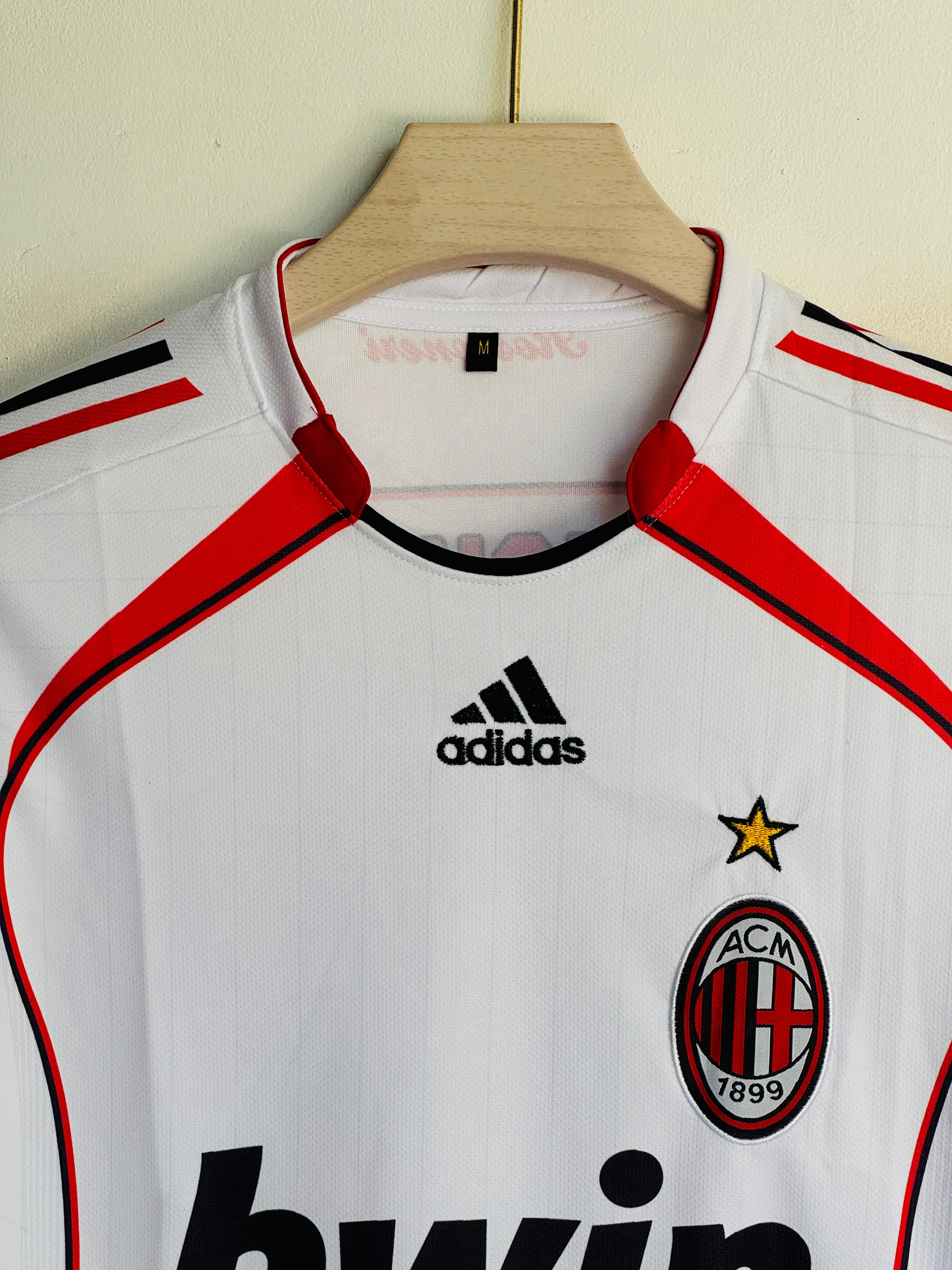JW OG Milan Kaka Away Full Sleeve Embroidery(("FS PIPE EMBROIDERY"))