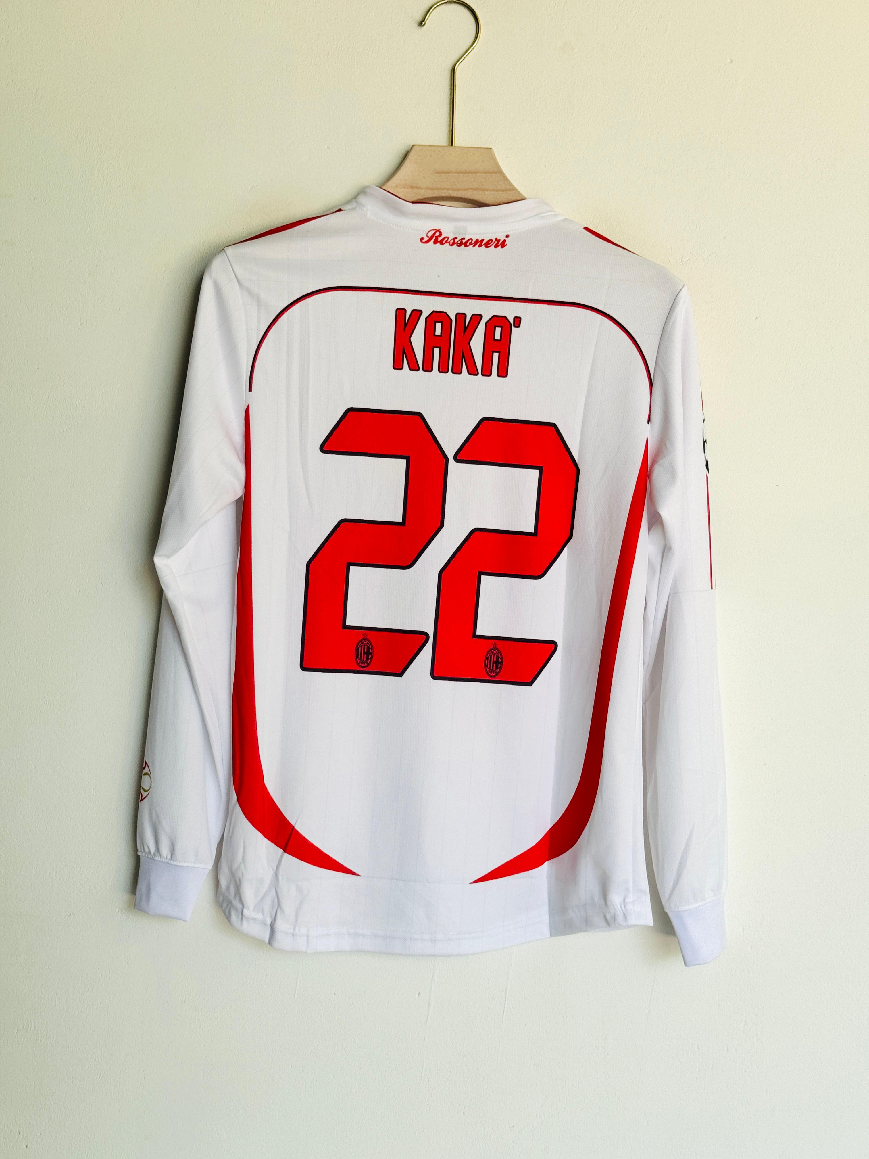 JW OG Milan Kaka Away Full Sleeve Embroidery(("FS PIPE EMBROIDERY"))
