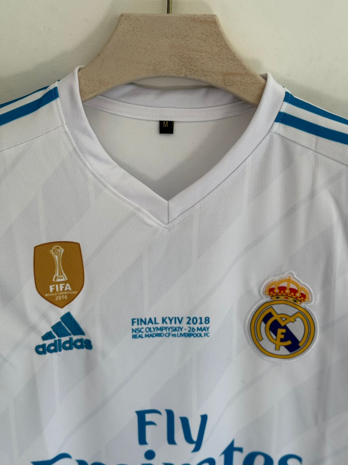 JW OG Madrid 2017-18 Home Full Sleeve Embroidery (RONALDO)(("FS RN EMBROIDERY"))