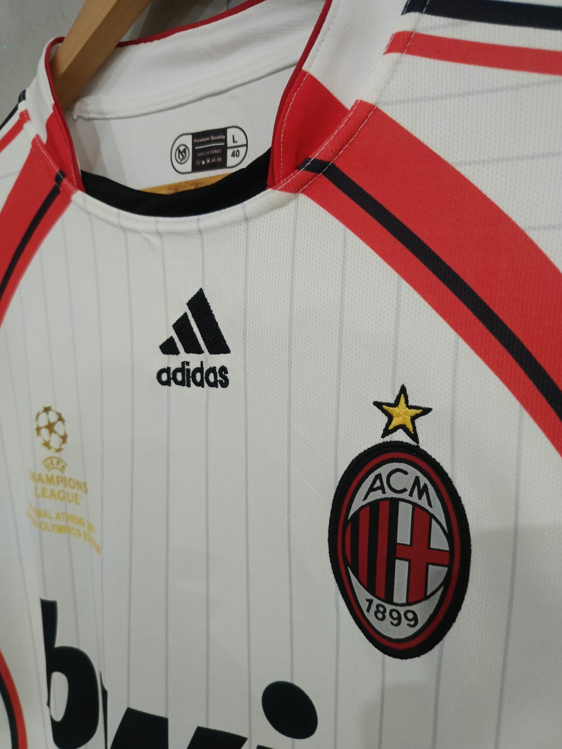 JW OG MILAN 2006-07 EMBROIDERY MALDINI FULL SLEEVE