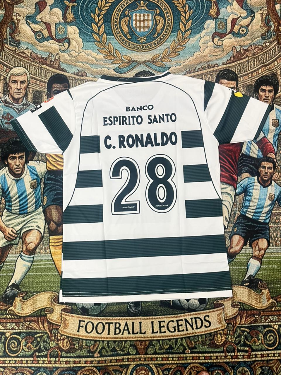 Sporting CP 2001-02 Home Jersey - Half