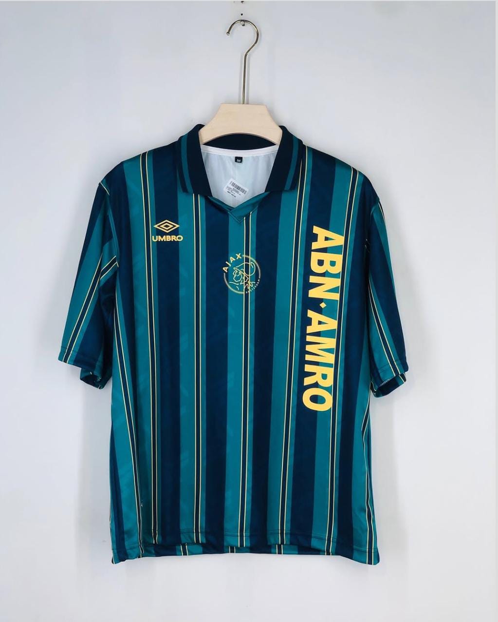 AJAX 1993 AWAY KIT CRUYFF FIVESLEEVE POLO sublimation
