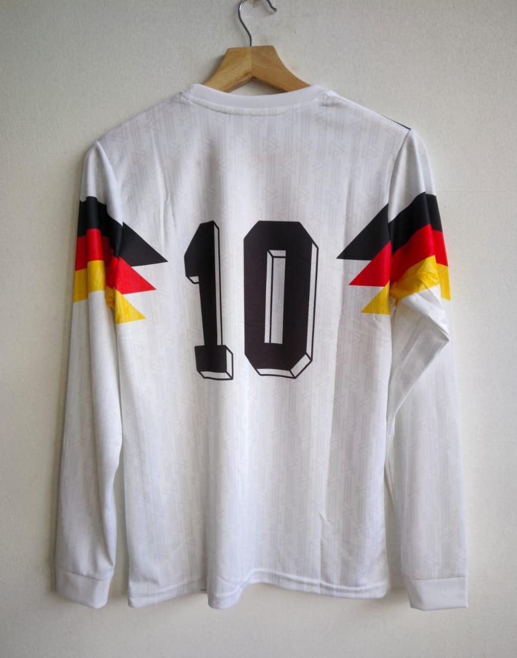 Germany 1990/92 home jersey full sleeve embroidery