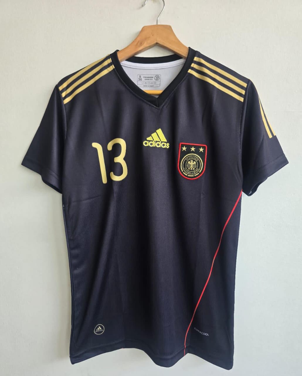 2010 Germany Away Jersey – Thomas Müller Edition Embroidery