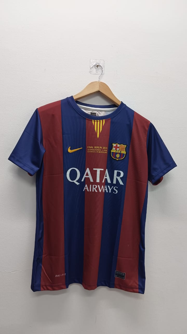JW OG FC Barcelona 2014–15 Home – Neymar Jr 11 Edition (Half Sleeve, Embroidered Crest)