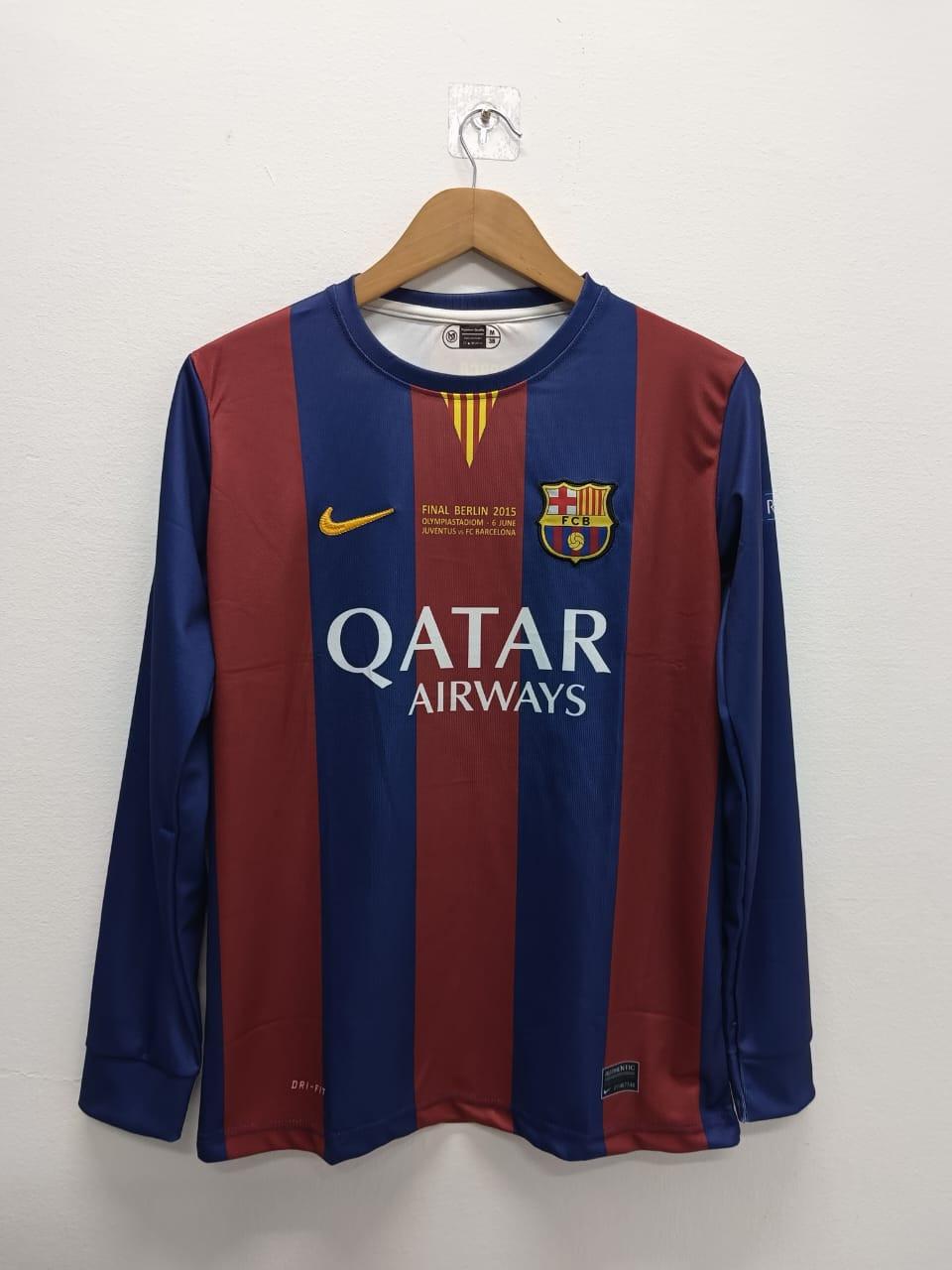 FC Barcelona 2015-16 Home – Neymar Jr 11 Edition (Full Sleeve, Embroidered Crest)[[[A046]]] (("FSRNE")) - Jerseywala.in