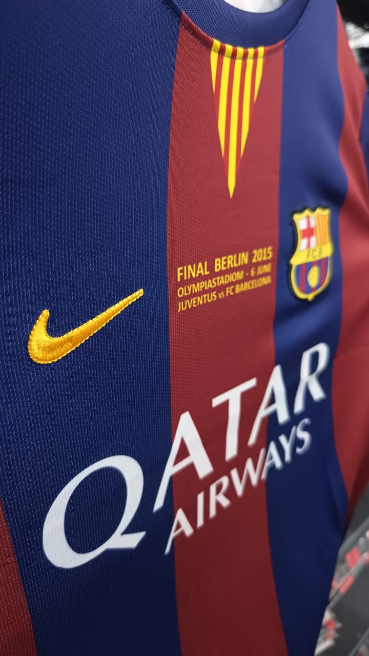 FC Barcelona 2014–15 Home – Neymar Jr 11 Edition (Full Sleeve, Embroidered Crest)
