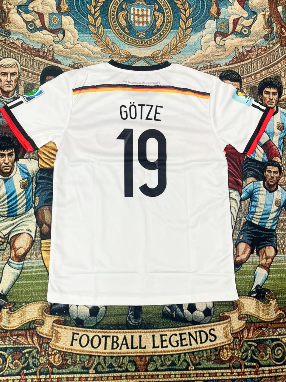 Germany 2014 Home Jersey GOTZE