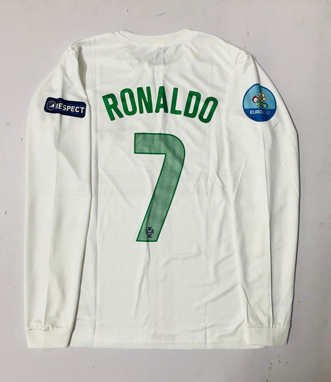 Cristiano Ronaldo Portugal EURO 2012 Long Sleeves Retro EMBROIDERY