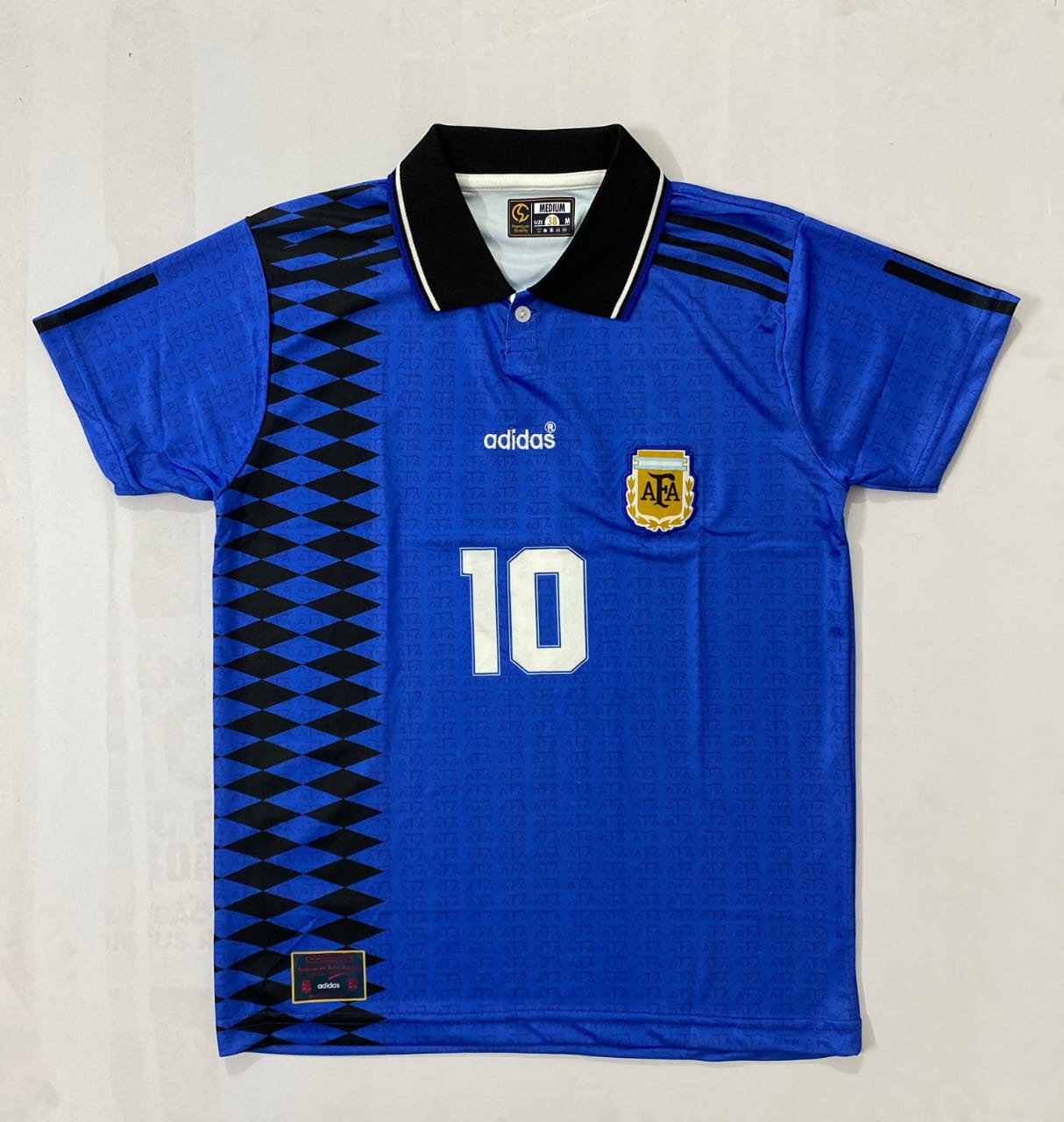 ARGENTINA 1994 AWAY KIT MESSI POLO SUBLIMATION