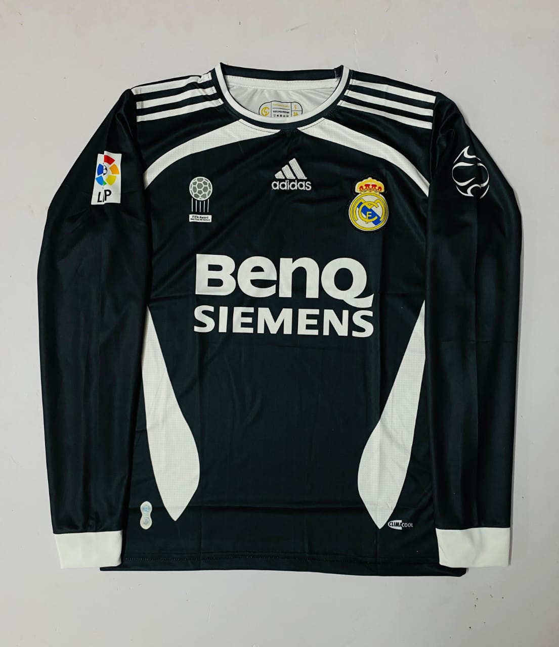 Real Madrid Away 2006-07 Long Sleeves Retro BECKAM EMBROIDERY