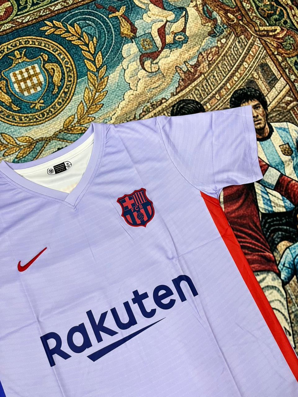 BARCELONA 2021/22 AWAY KIT HALF SLEEVES