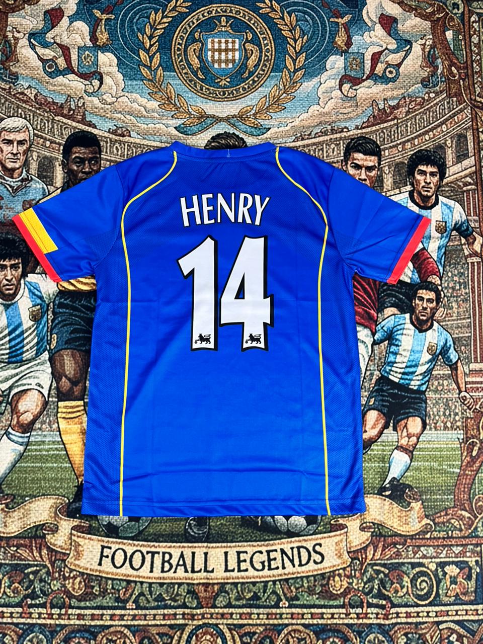 ARSENAL FC 2004-2005 AWAY JERSEY Half sleeves 
