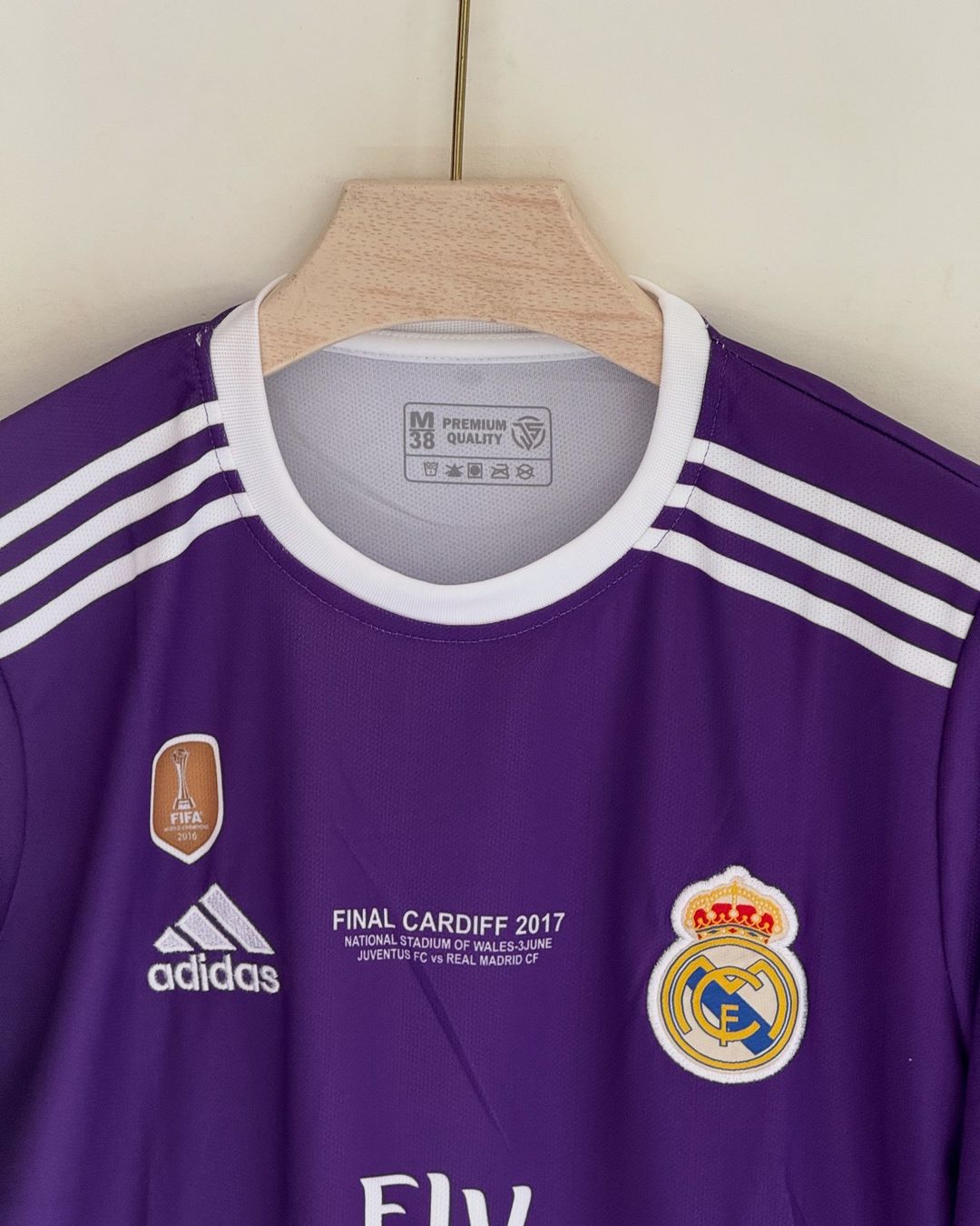 Real Madrid 2016-17 Away full sleeve Embroidery (PREMIUM QUALITY)