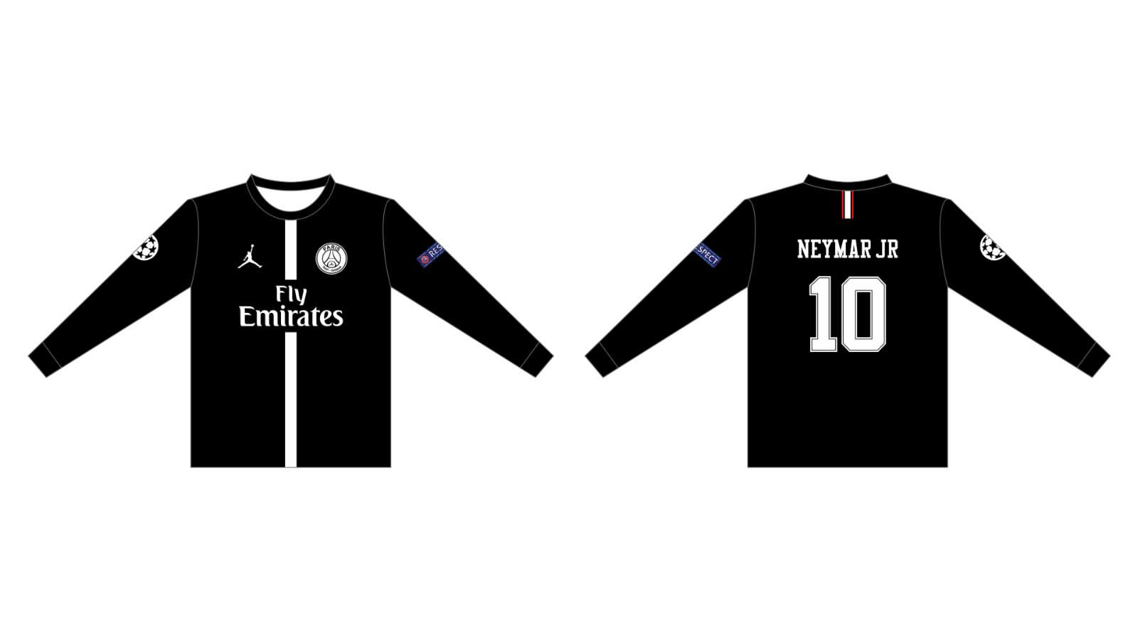 PSG 2018/19 THIRD RETRO NEYMAR FULL SLEEVES EMBROIDERY PRE BOOKING