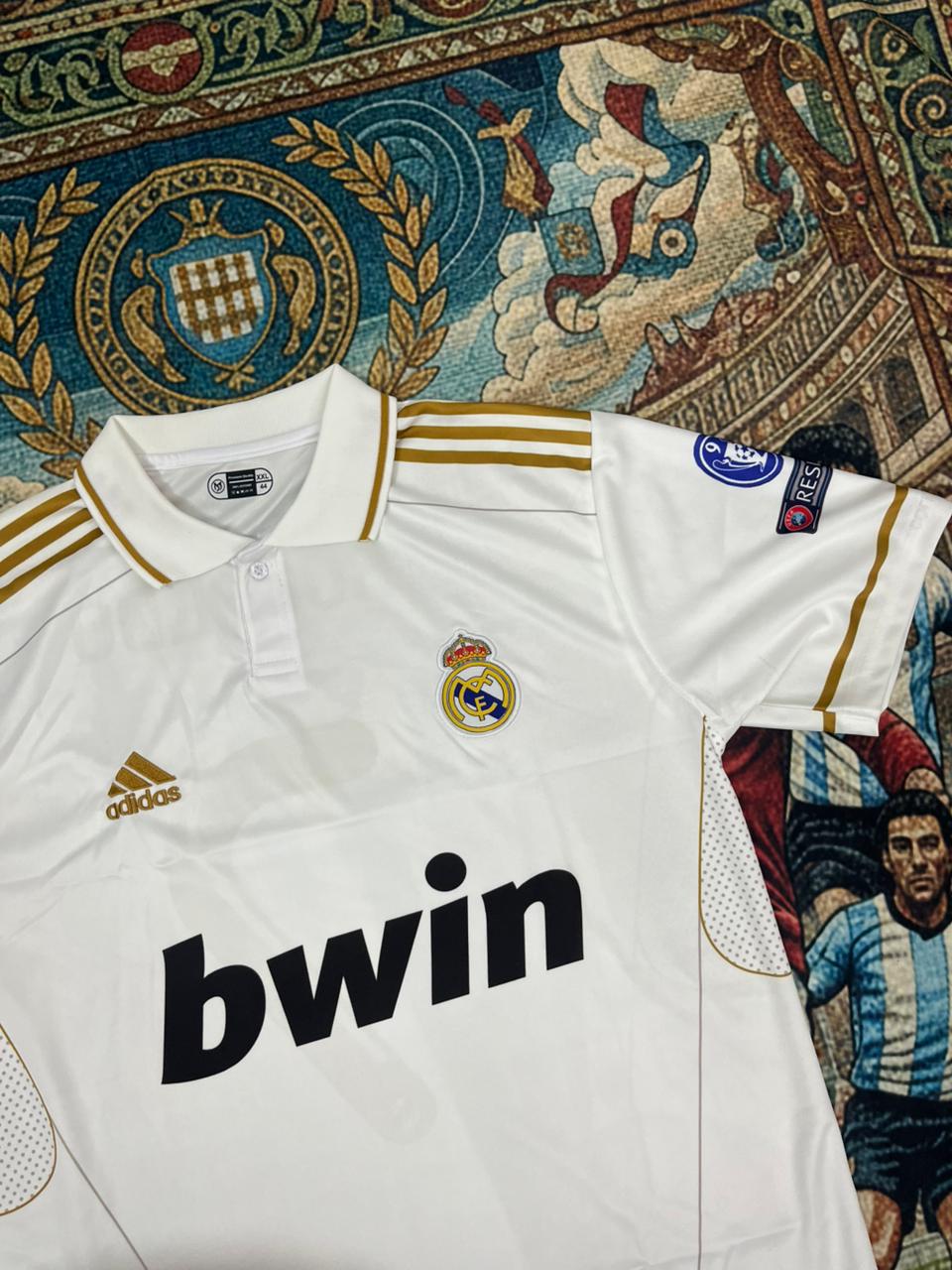 REAL Madrid 2011-12 Home Half Sleeve Embroidery