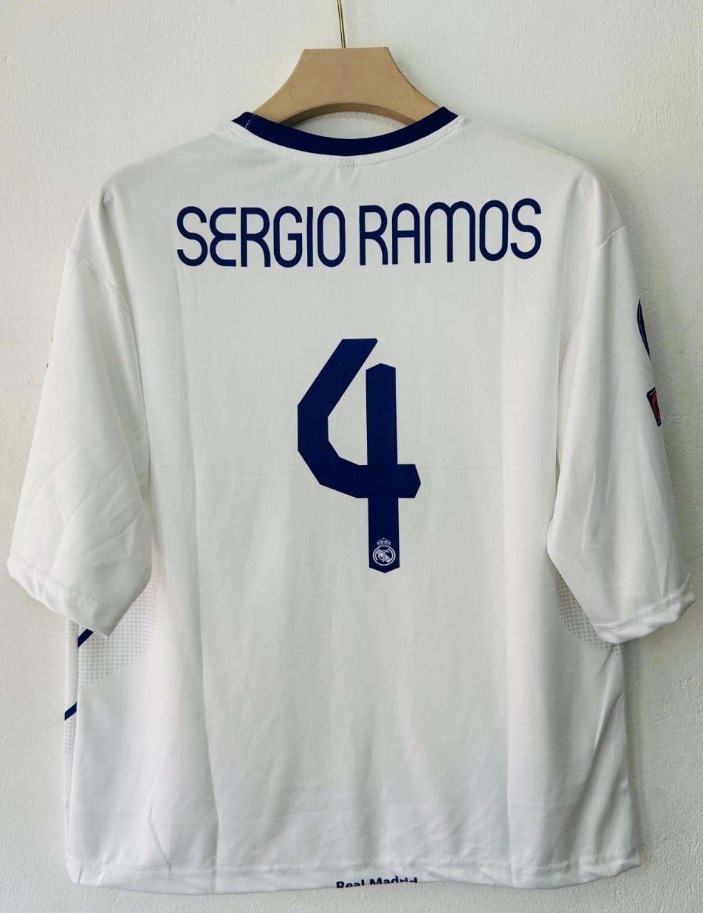 REAL MADRID 2007 SERGIO RAMOS [[[DR025]]]((FIVE SLEEVES SUB))