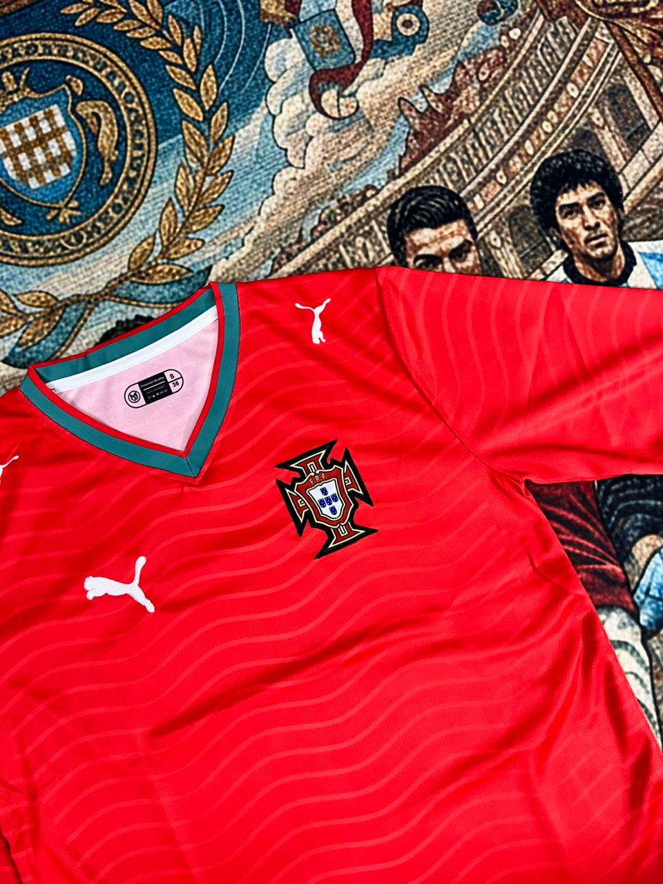 Portugal 2026 world cup home kit PLAIN  FULL SLEEVE