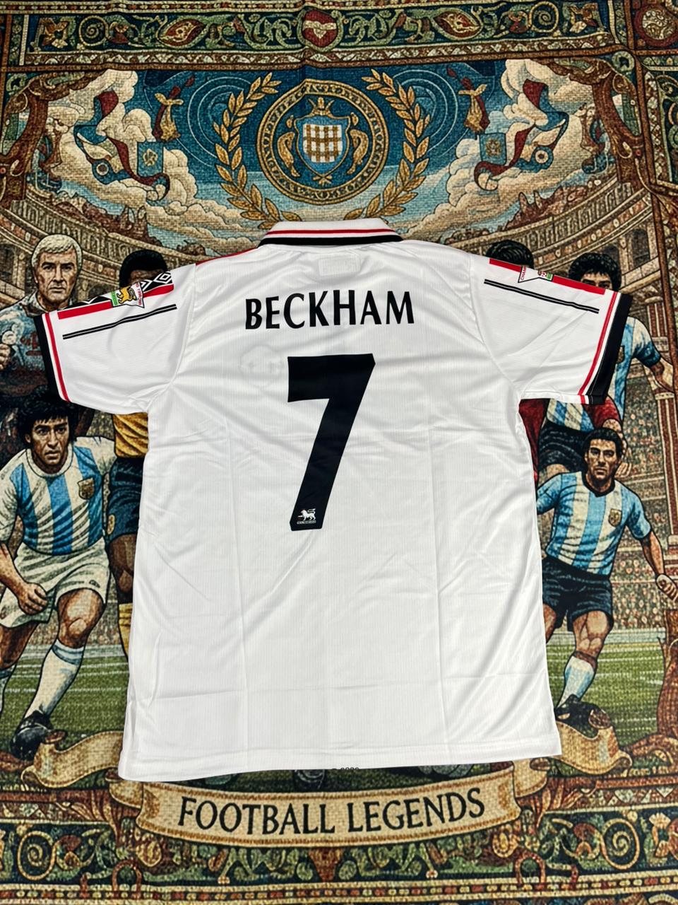 Manchester United 1998-99 retro away jersey BECKHAM