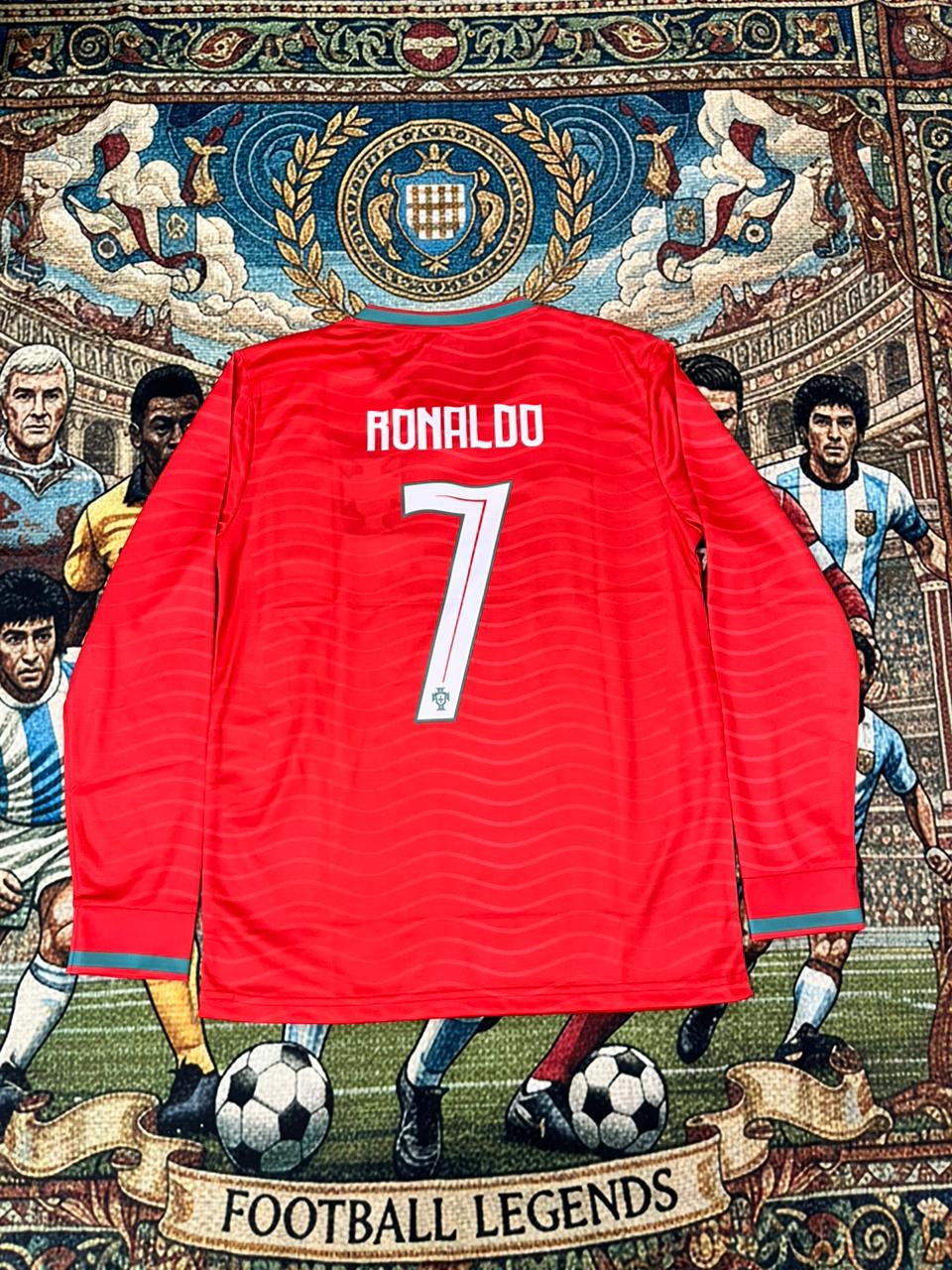 Portugal 2026 worldcup home kit RONALDO  FULL SLEEVE