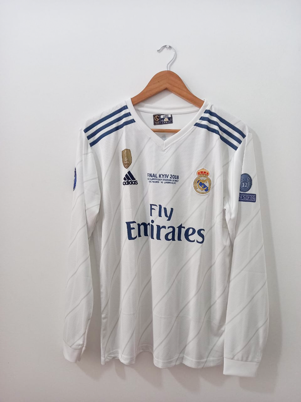 Real Madrid 2017-18 Home Full Sleeve Embroidery (RONALDO)