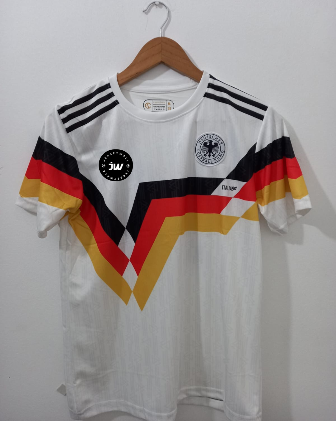 1990 Klinsmann Home Embroidery - Half sleeve