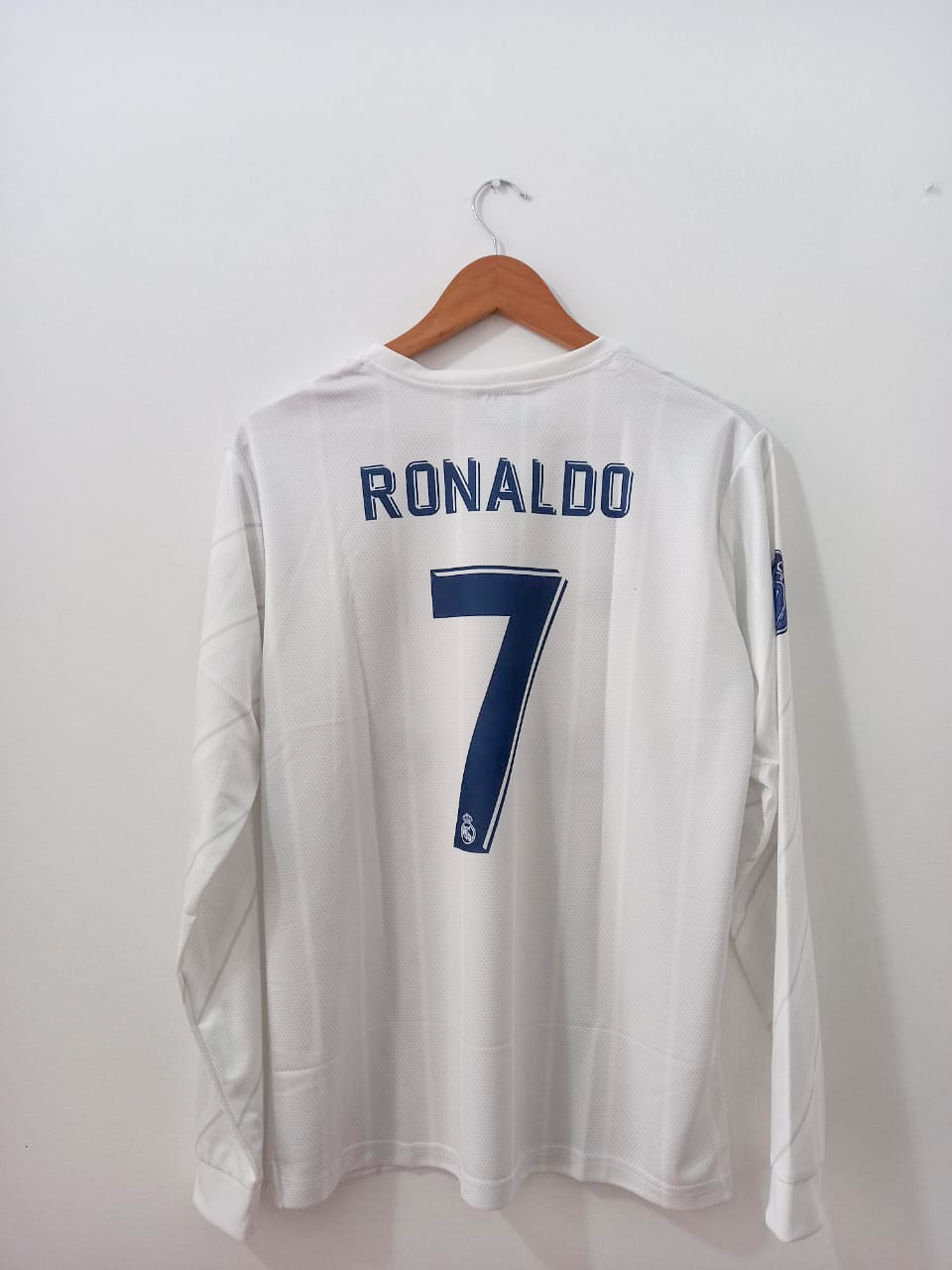 Real Madrid 2017-18 Home Full Sleeve Embroidery (RONALDO)