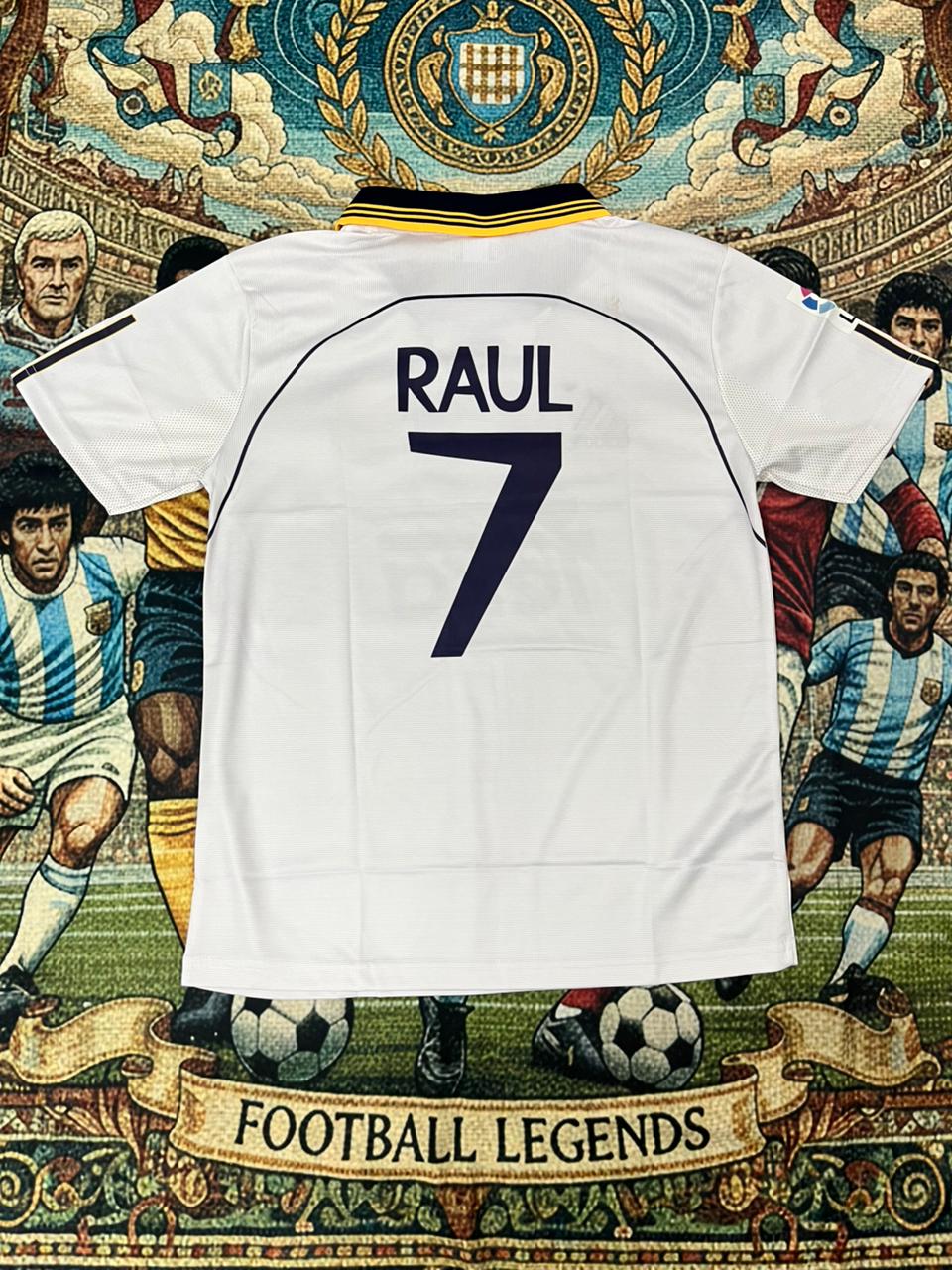 REAL MADRID 1999-2000 AWAY HALF SLEEVE - RAUL