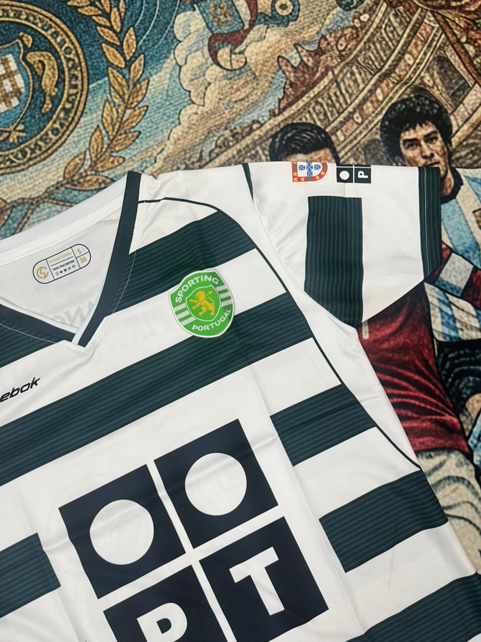 Sporting CP 2001-02 Home Jersey - Half