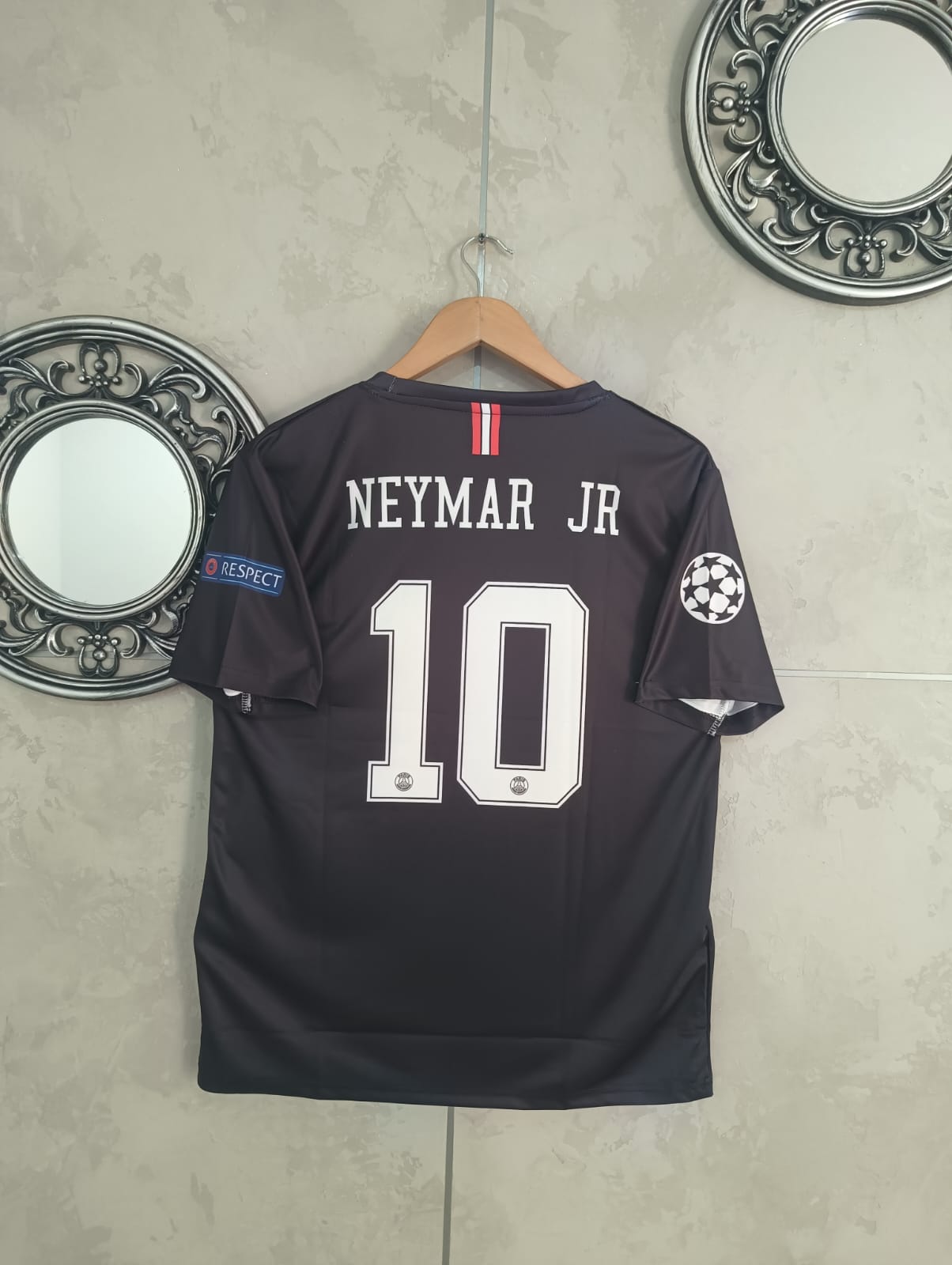 PSG 2018/19 THIRD RETRO NEYMAR HALF SLEEVES EMBROIDERY [[[A056]]](("HS RN EMBROIDERY"))