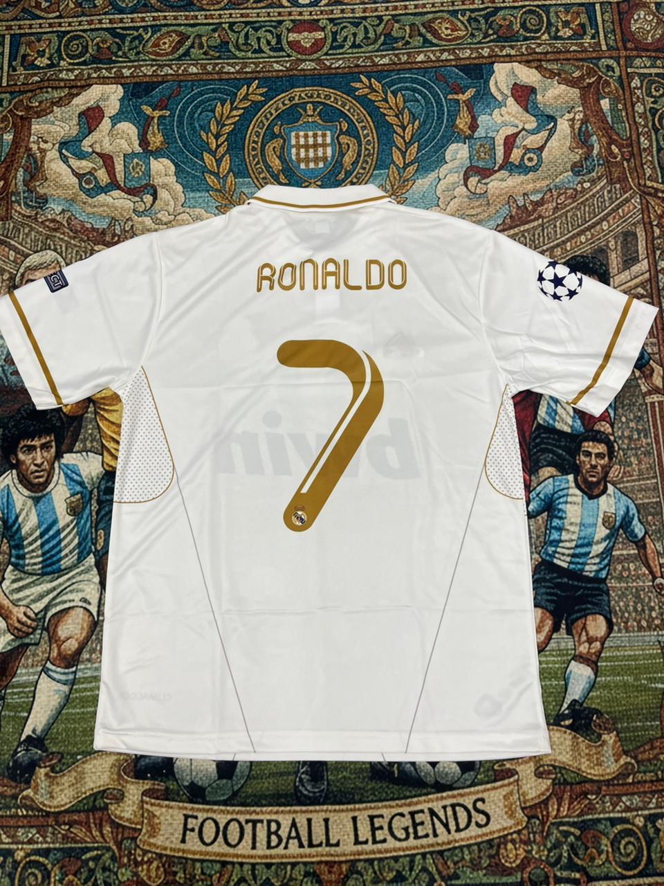 REAL Madrid 2011-12 Home Half Sleeve Embroidery