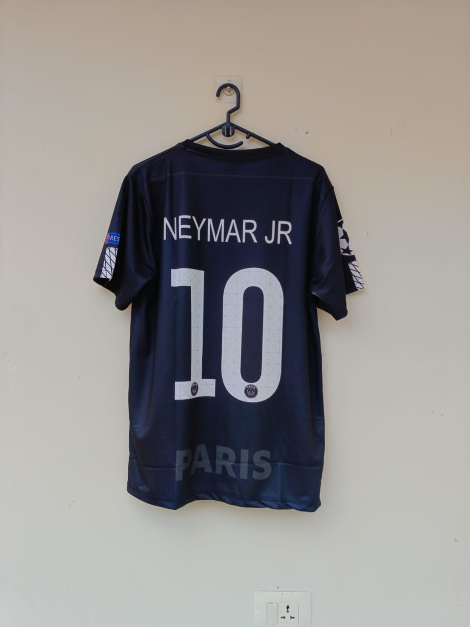 JW OG PSG 2015/16 NEYMAR THIRD KIT HALF SLEEVE EMBROIDERY(("HS RN EMBROIDERY"))