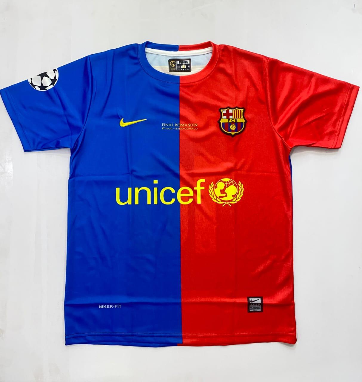 BARCELONA 2008/09 MESSI HALF SLEEVE EMBROIDERY[[[A113]]](("HSRNE")) - Jerseywala.in