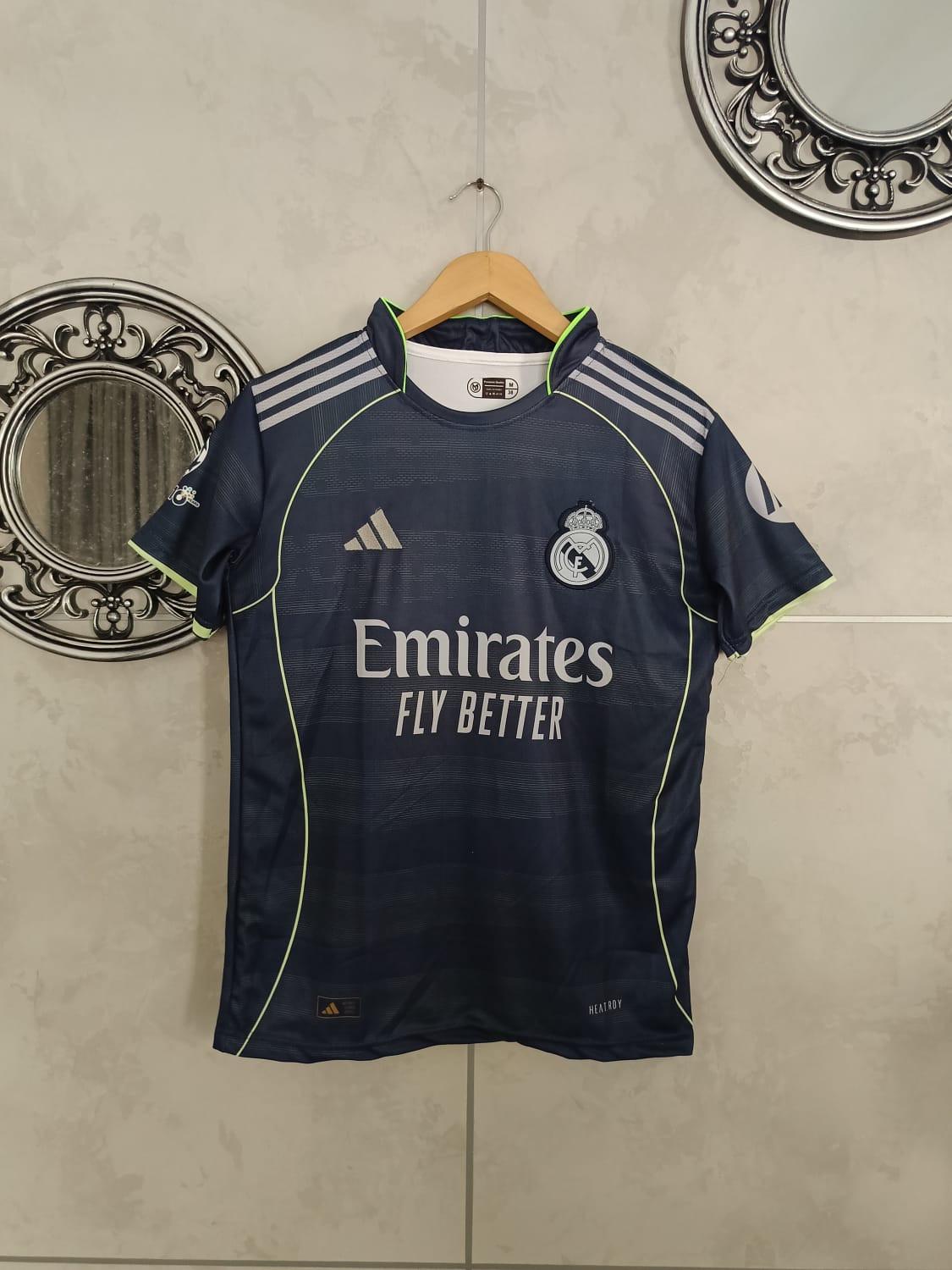 REAL MADRID 25/26 AWAY VALVARDE HALF SLEEVE EMBROIDERY[[[A029]]](("HSPIE")) - Jerseywala.in
