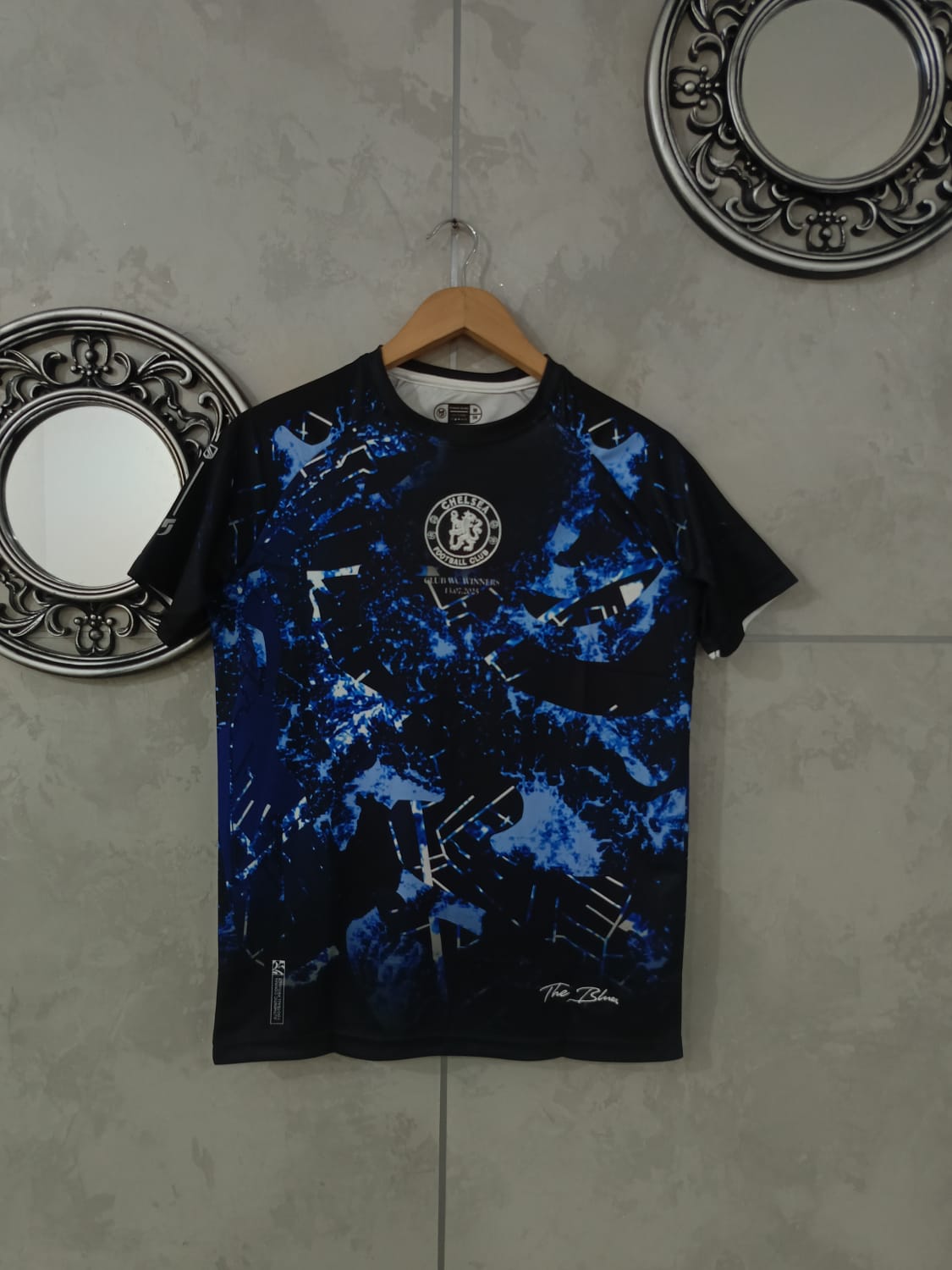 CHELSEA ICE COLD EDITION LIMITED EDITION JERSEY  HALF SLEEVE TRIPPLE EMBROIDERY