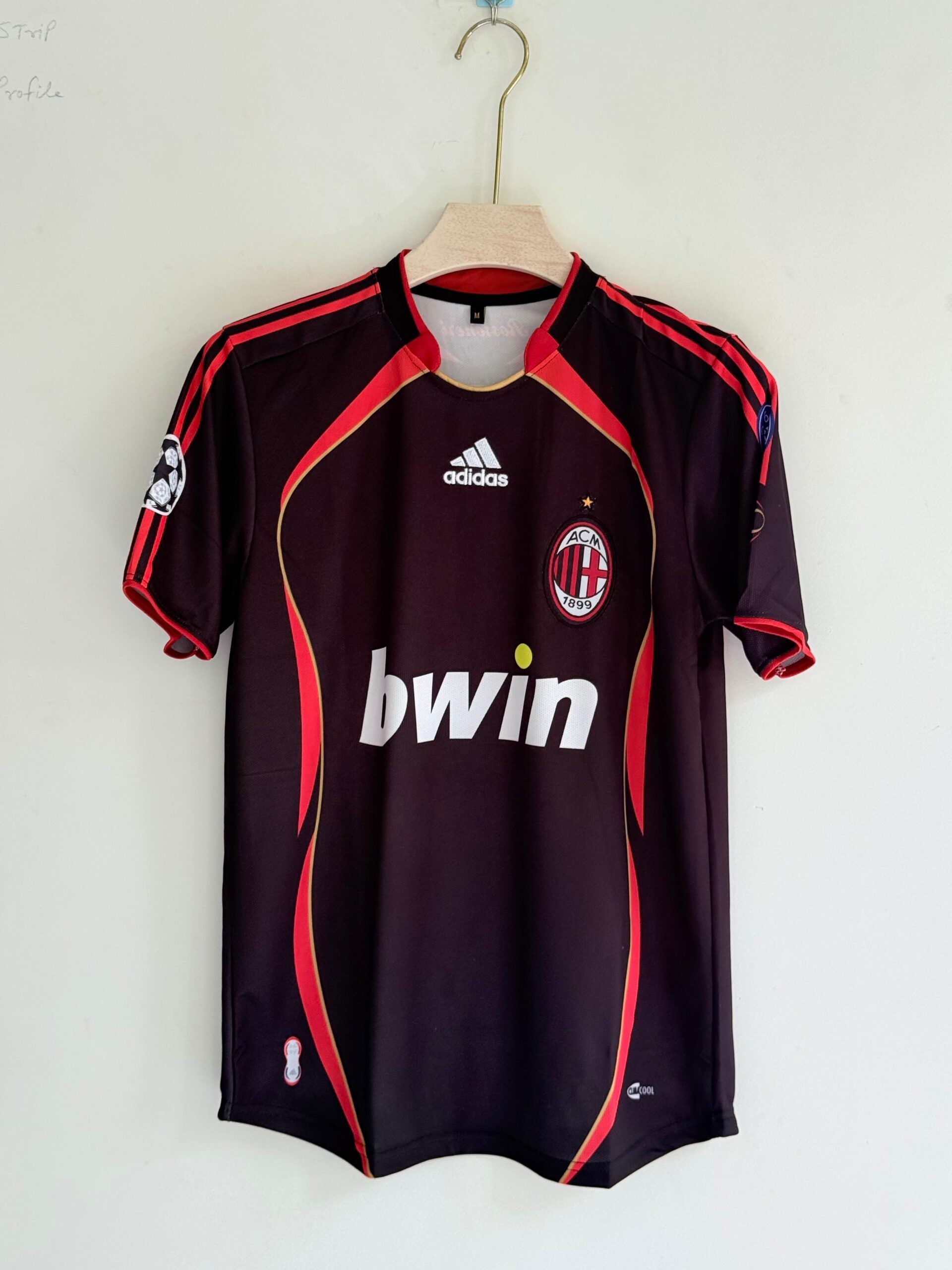 AC MILAN RONALDO 2006-07 HOME HALF SLEEVE JERSEY SUBLIMATION