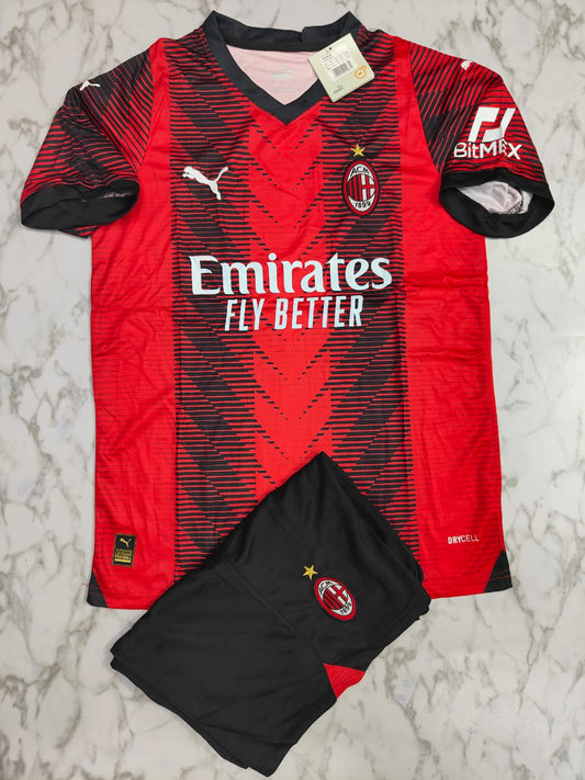 AC Milan Jersey with Shorts
