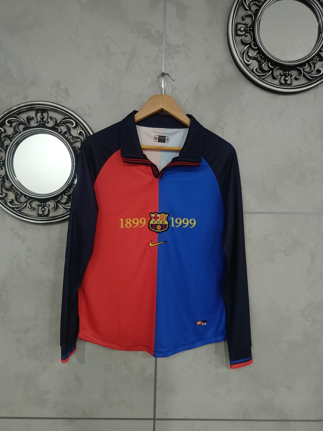 W OG Barcelona 1999 Rivaldo Full Sleeve embroidery(("FS COLLER EMBROIDERY"))